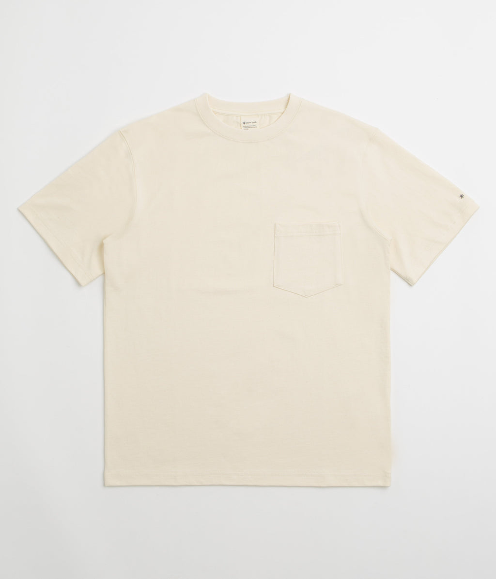 Snow Peak Recycled Cotton T-Shirt - Oatmeal