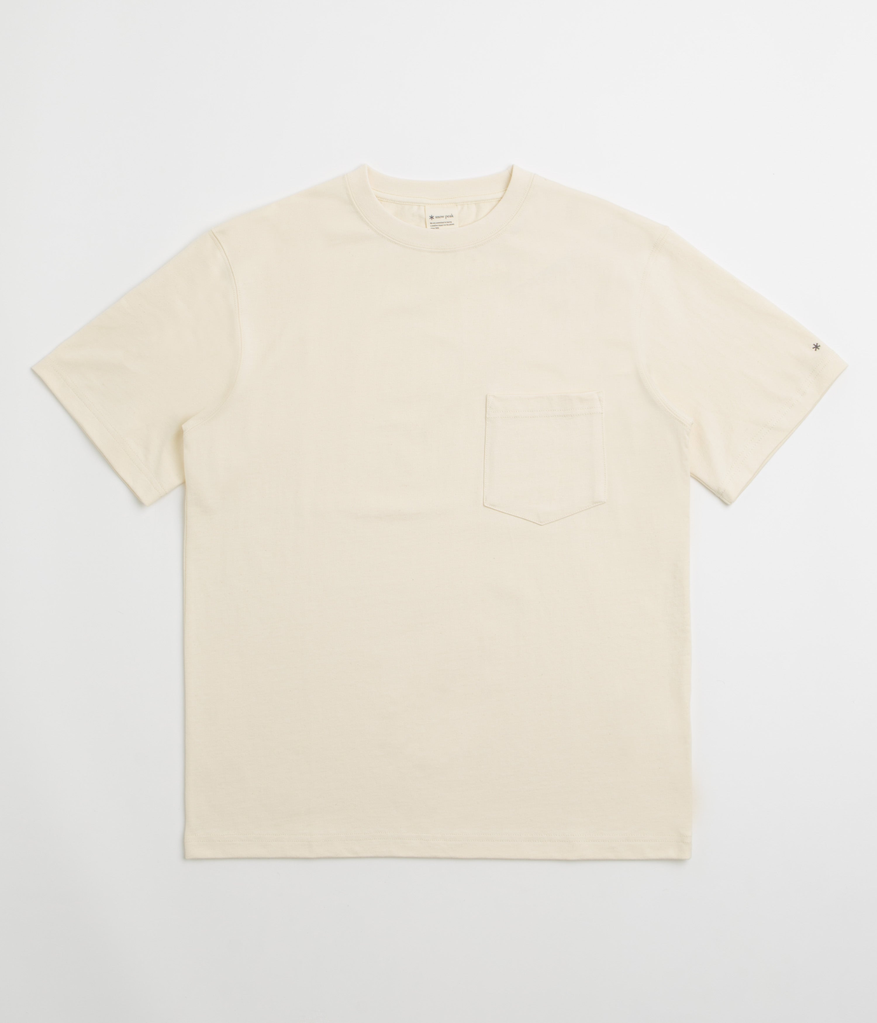 Snow Peak Recycled Cotton T-Shirt - Oatmeal
