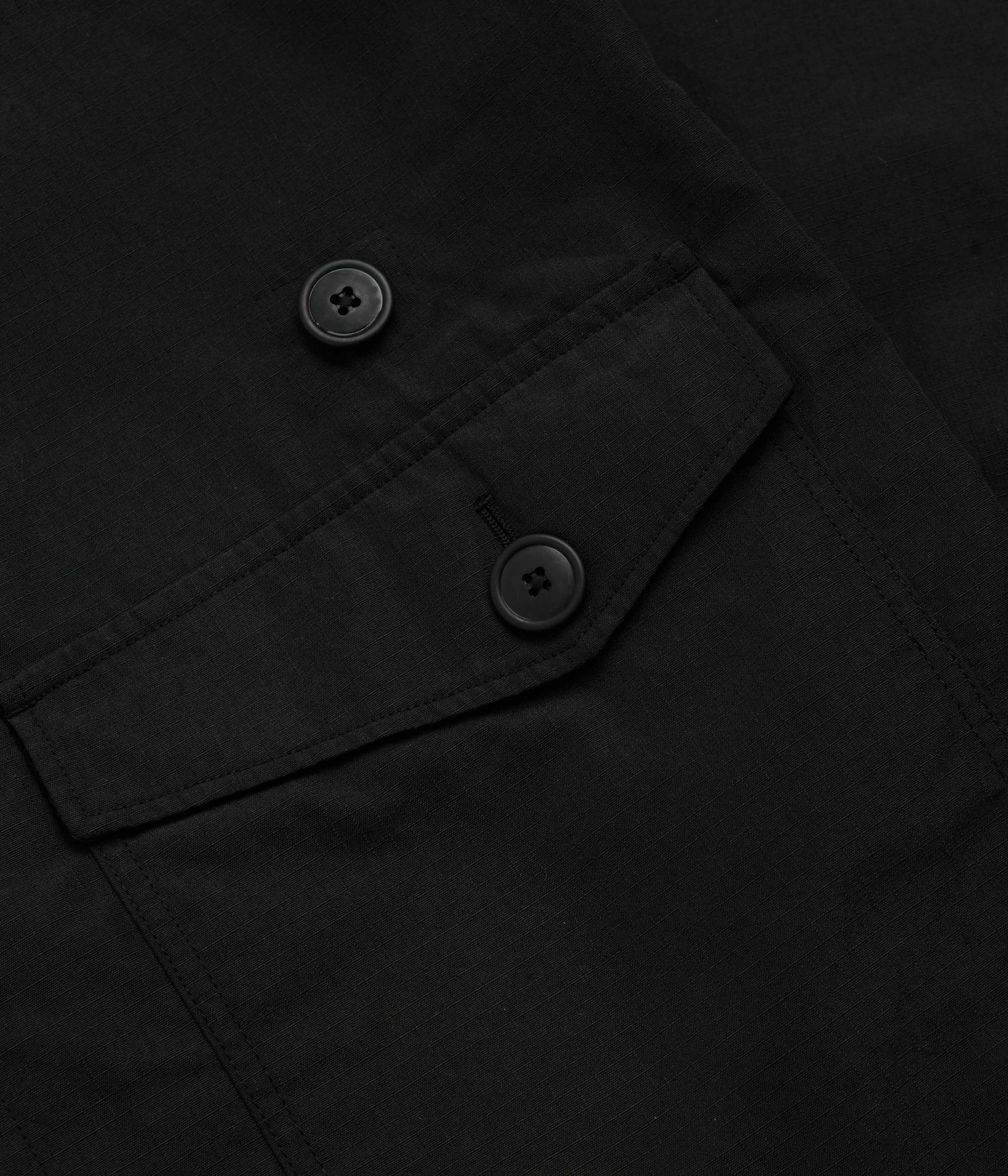 Snow Peak Takibi Ripstop Adjustable Jacket - Black
