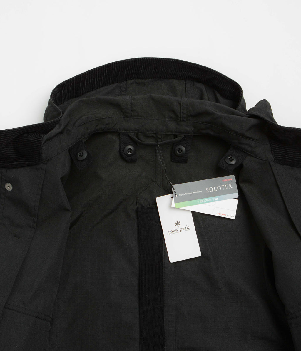 Snow Peak Takibi Ripstop Adjustable Jacket - Black