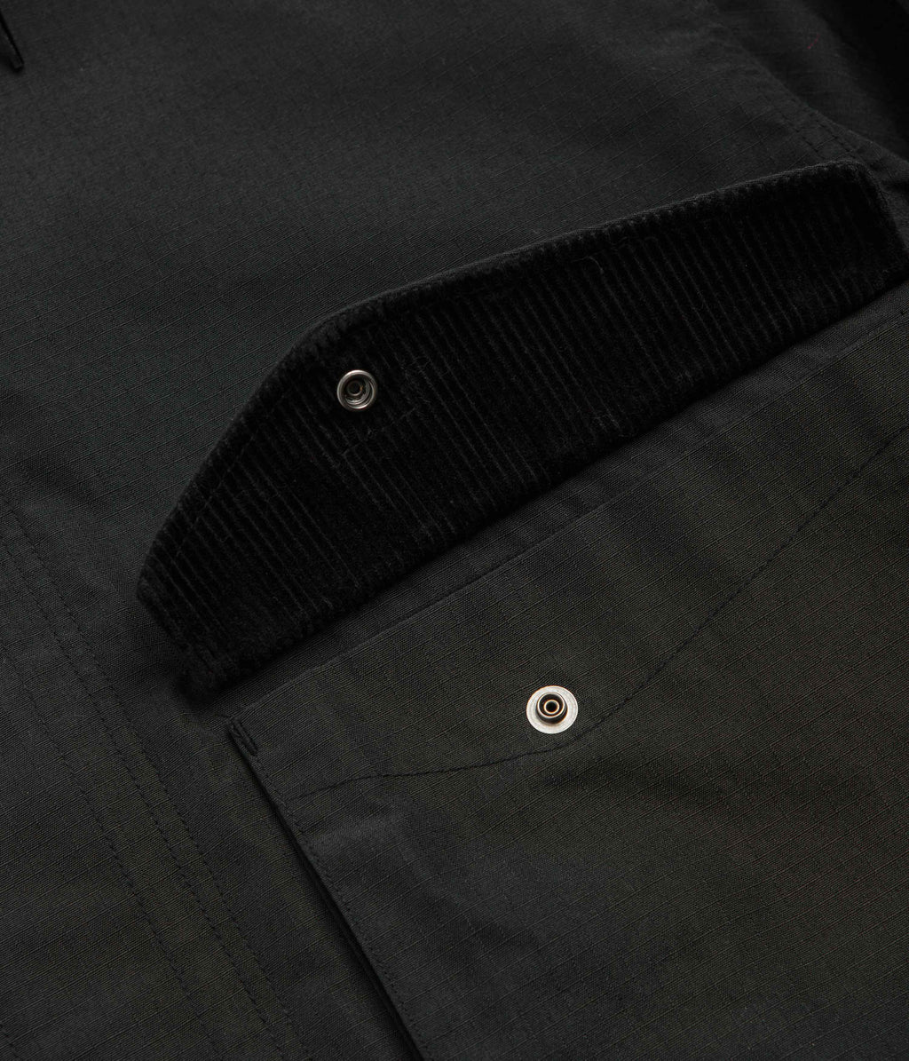 Snow Peak Takibi Ripstop Adjustable Jacket - Black