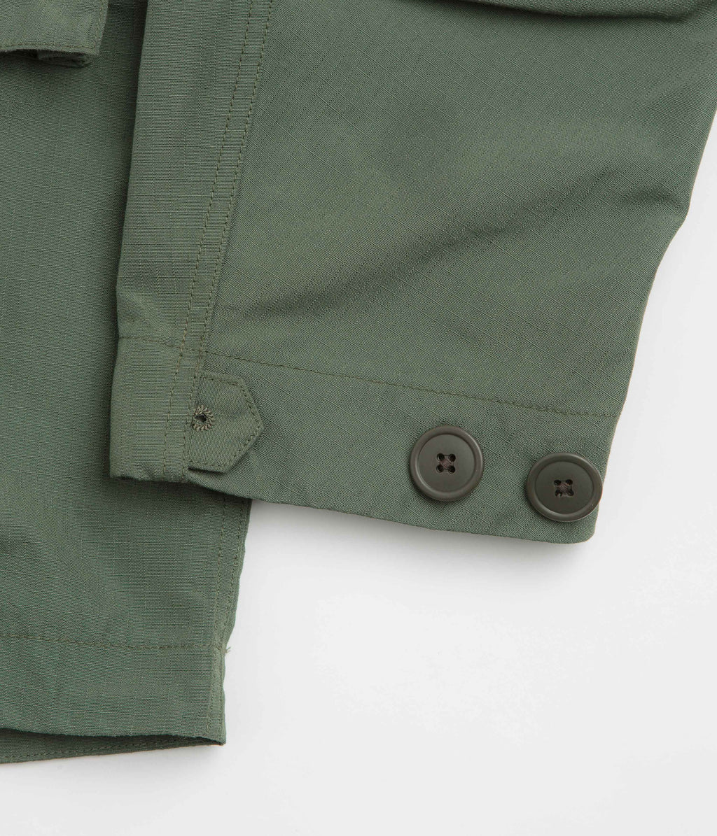Snow Peak Takibi Ripstop Adjustable Jacket - Olive