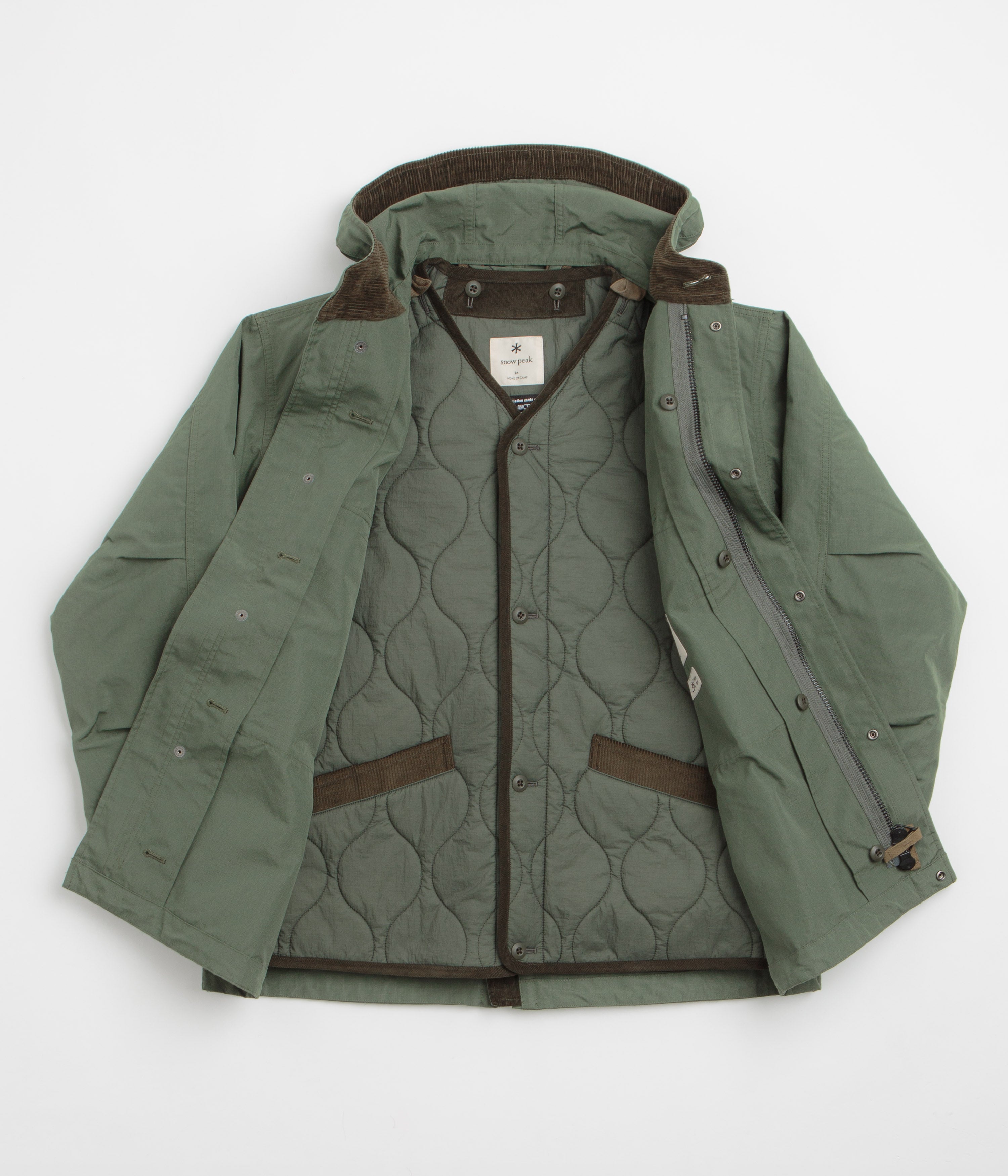 Snow Peak Takibi Ripstop Adjustable Jacket - Olive