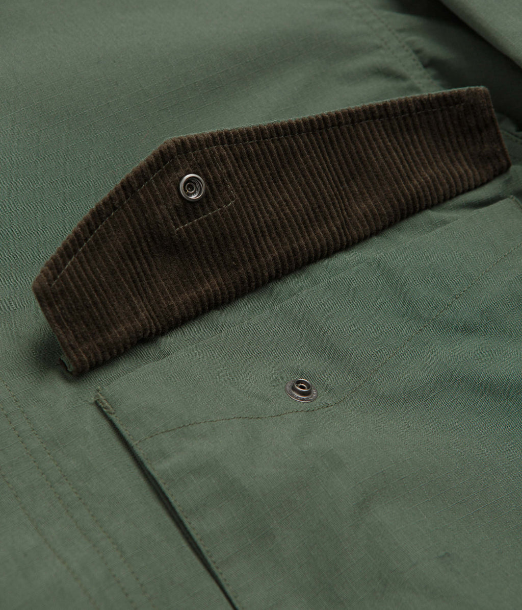 Snow Peak Takibi Ripstop Adjustable Jacket - Olive