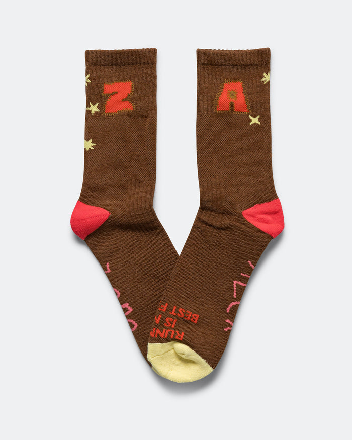 Southern Cross Feet Huggers - Brown