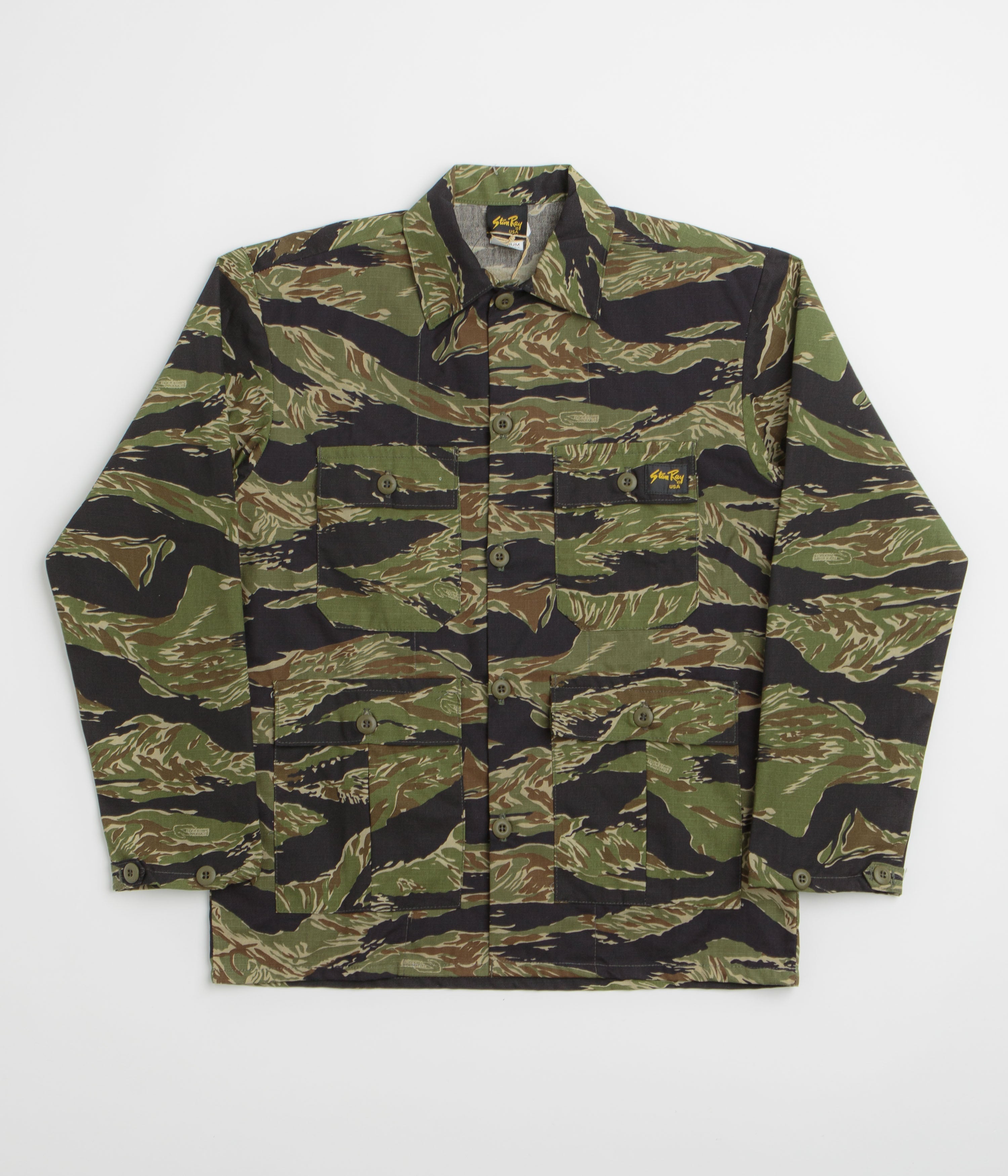 Stan Ray 4 Pocket Ripstop Jacket - Green Tigerstripe