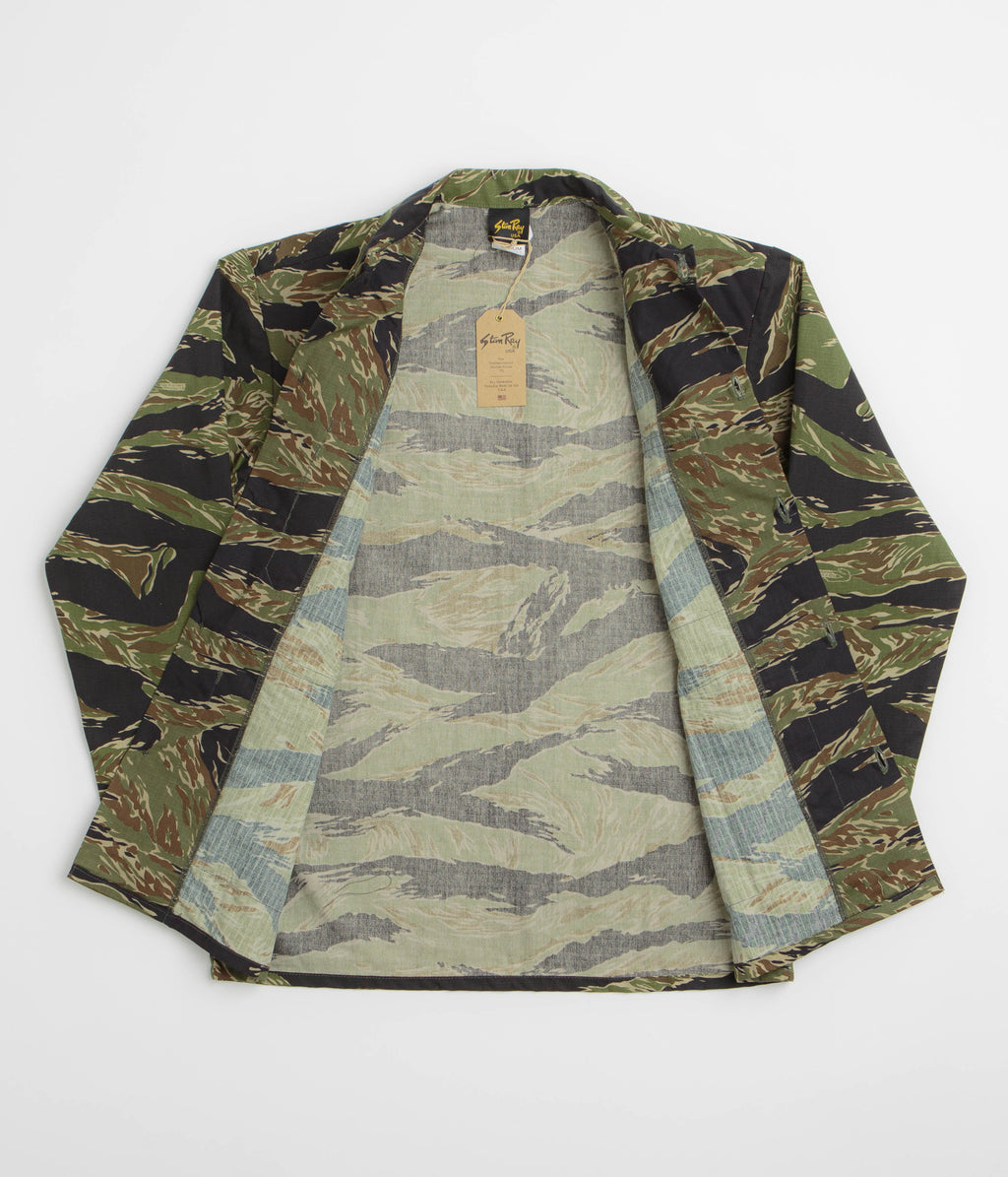 Stan Ray 4 Pocket Ripstop Jacket - Green Tigerstripe