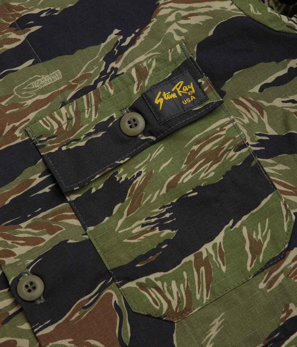 Stan Ray 4 Pocket Ripstop Jacket - Green Tigerstripe