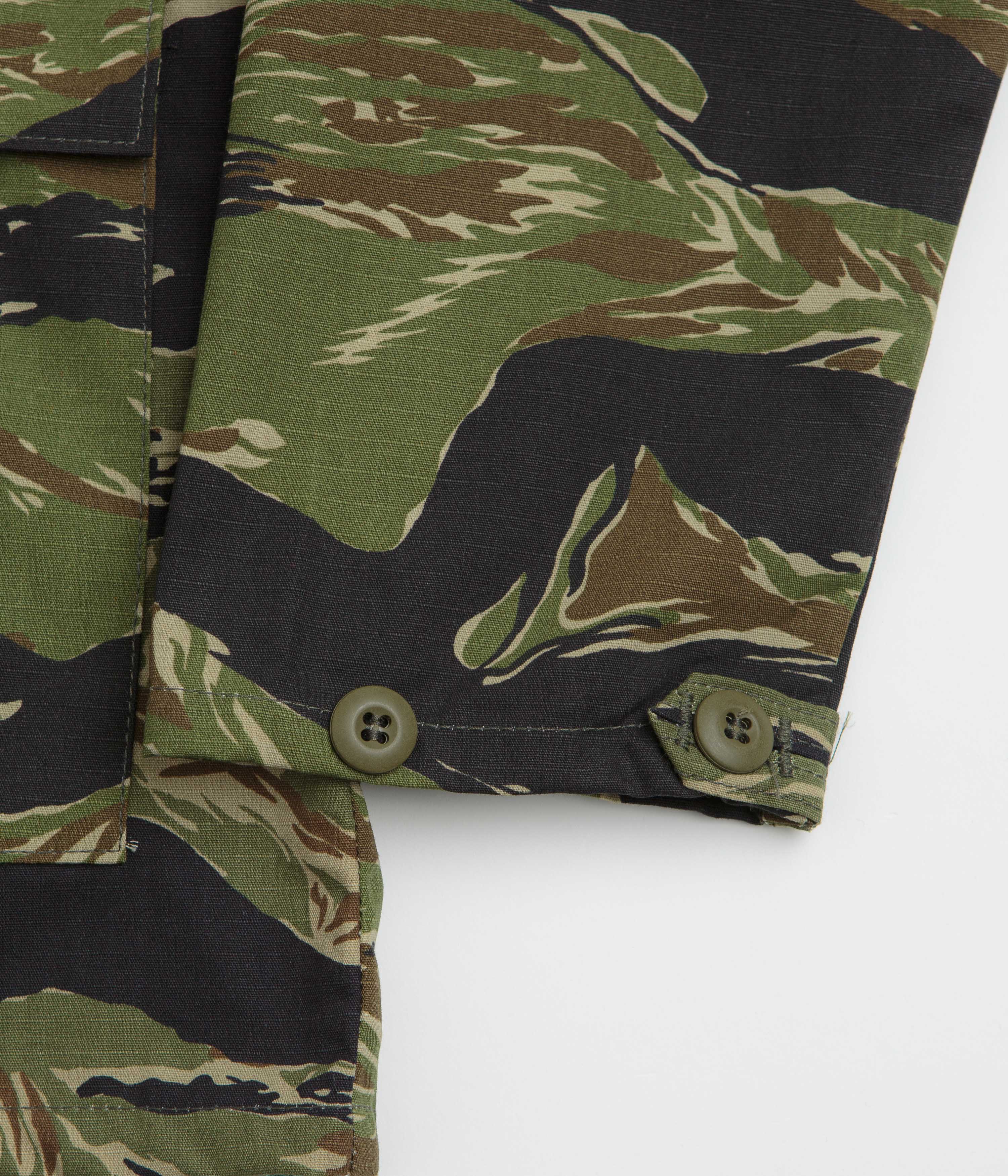 Stan Ray 4 Pocket Ripstop Jacket - Green Tigerstripe