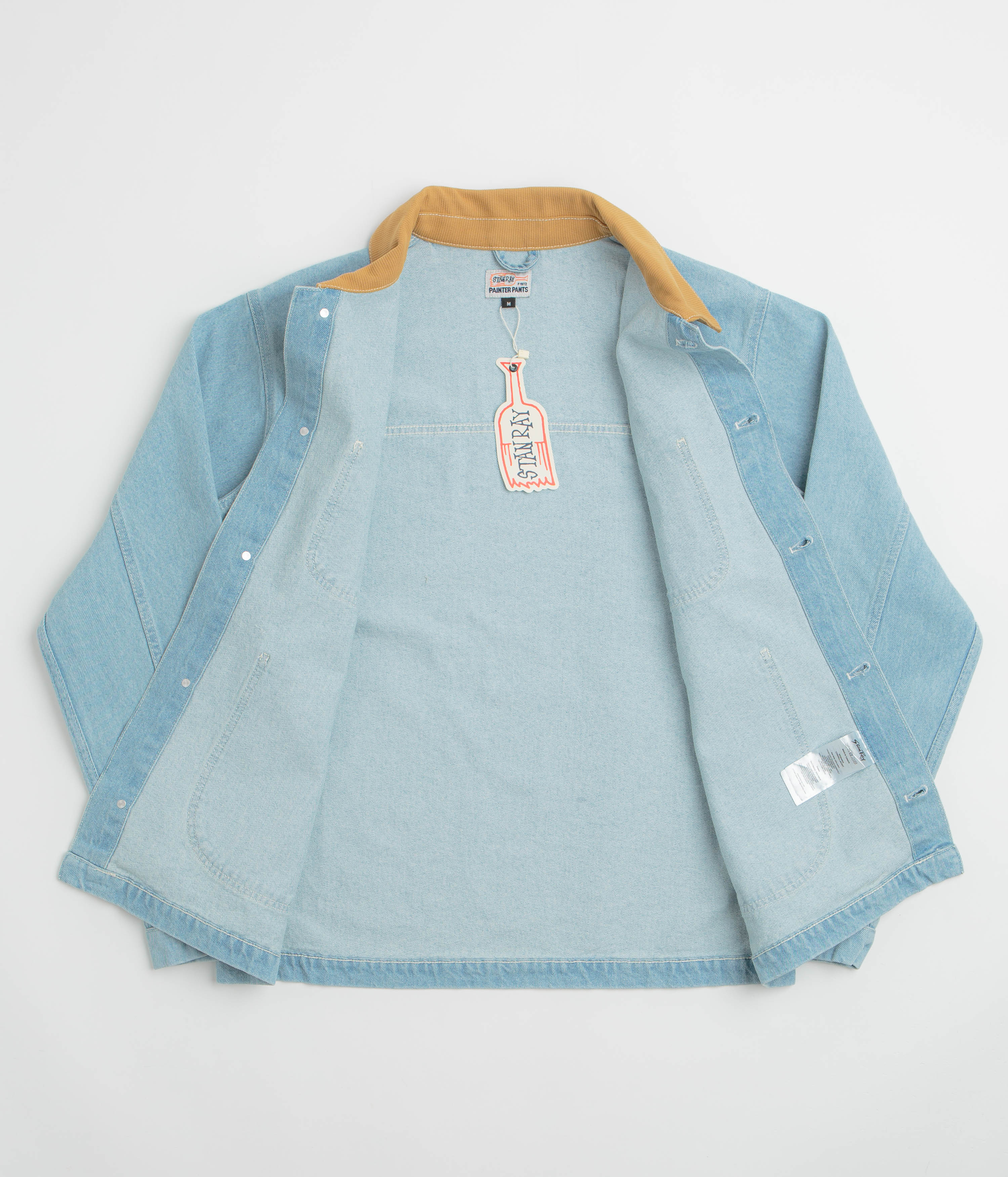 Stan Ray Coverall Jacket - Ice Stone Denim