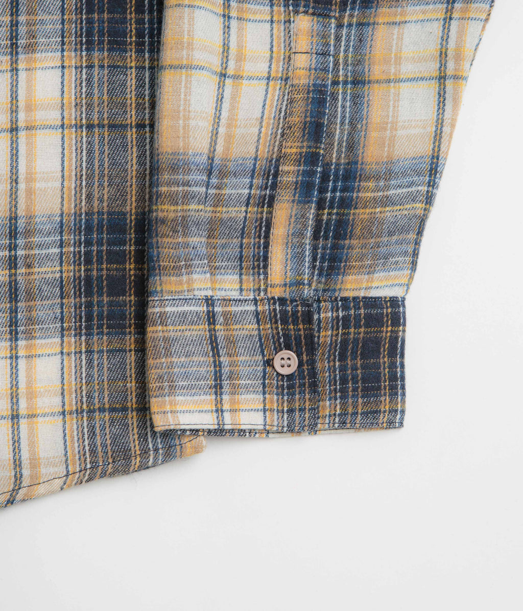 Stan Ray Flannel Shirt - Navy Plaid / White