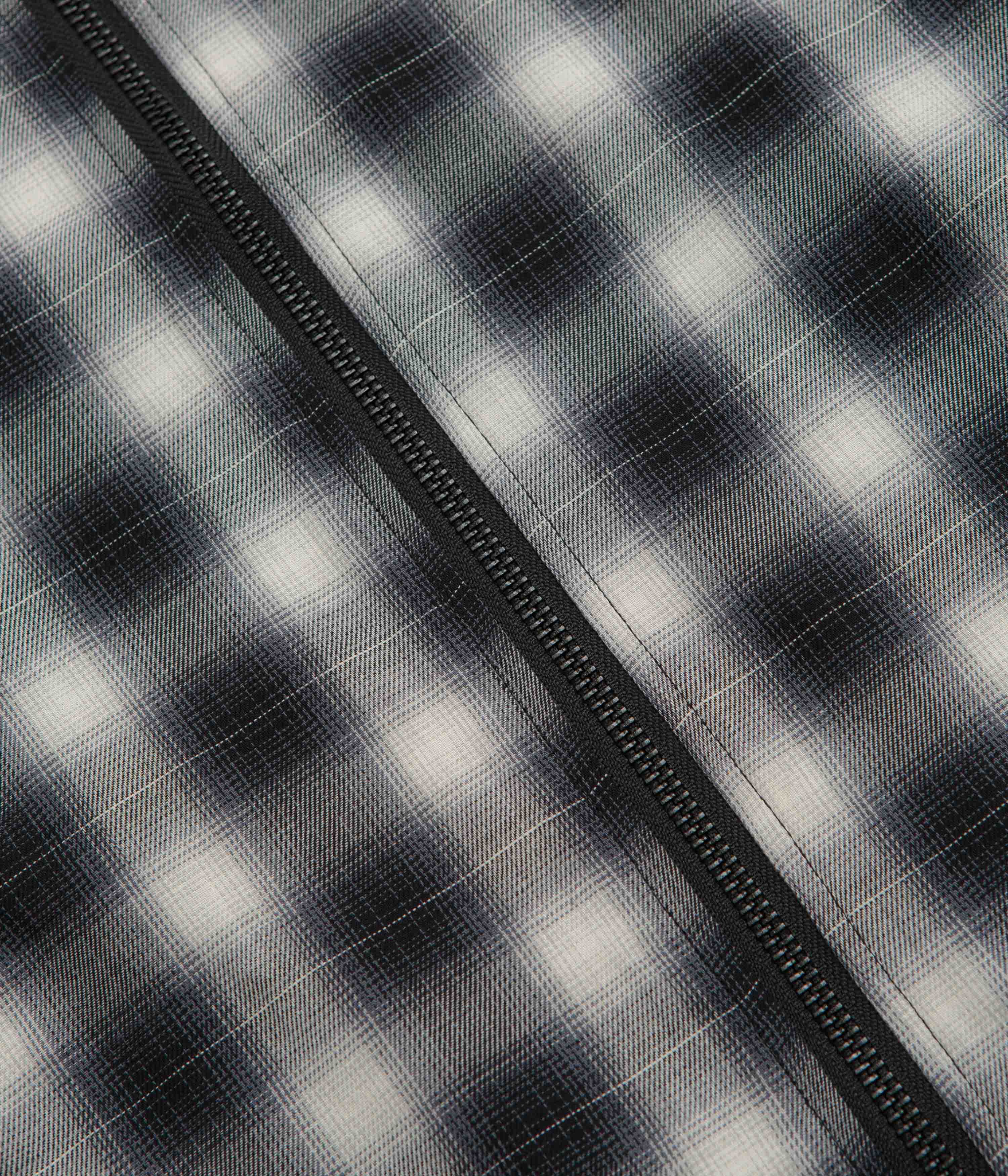 Stan Ray Zip Shirt - Black Check