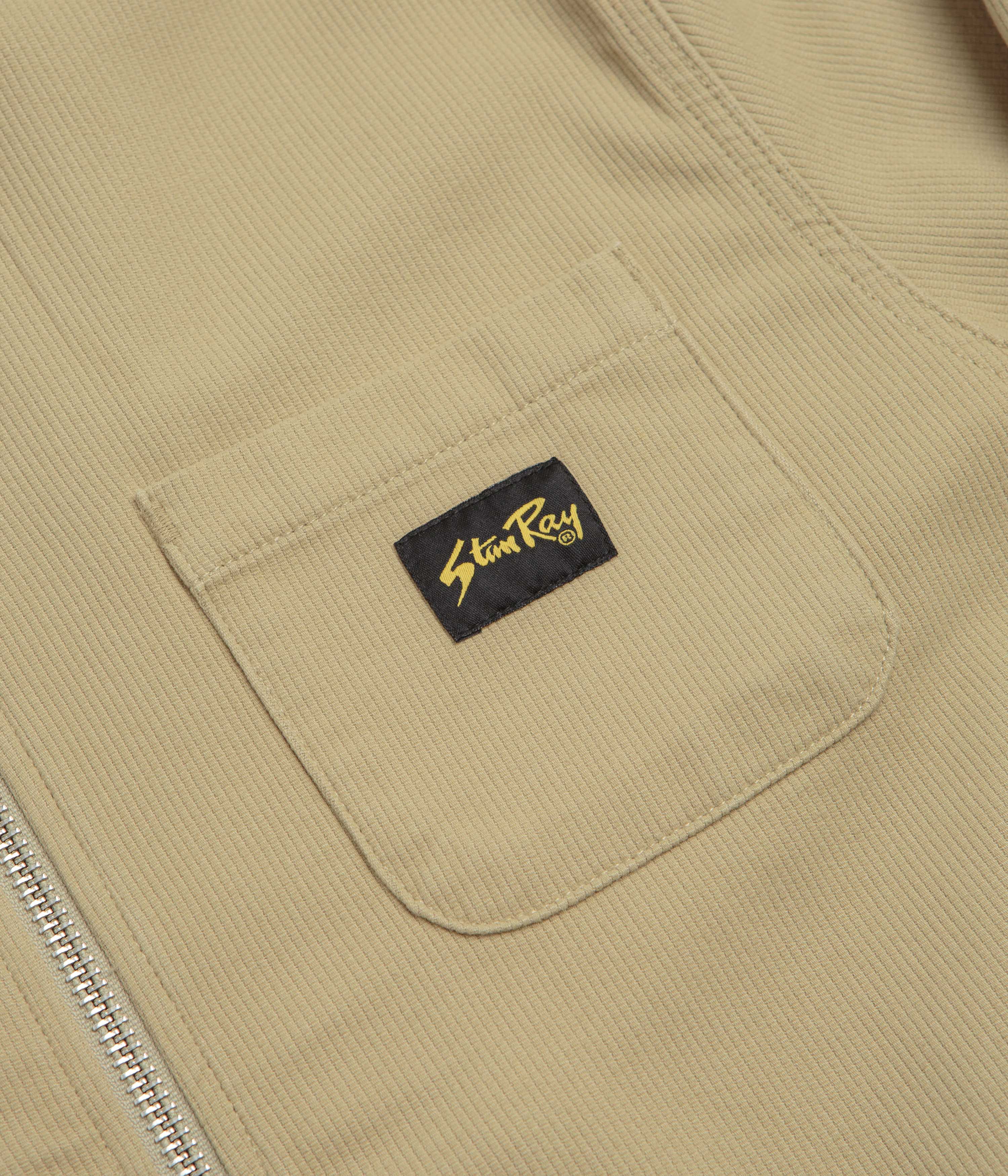 Stan Ray Zip Shirt - Eucalyptus Bedford Cord