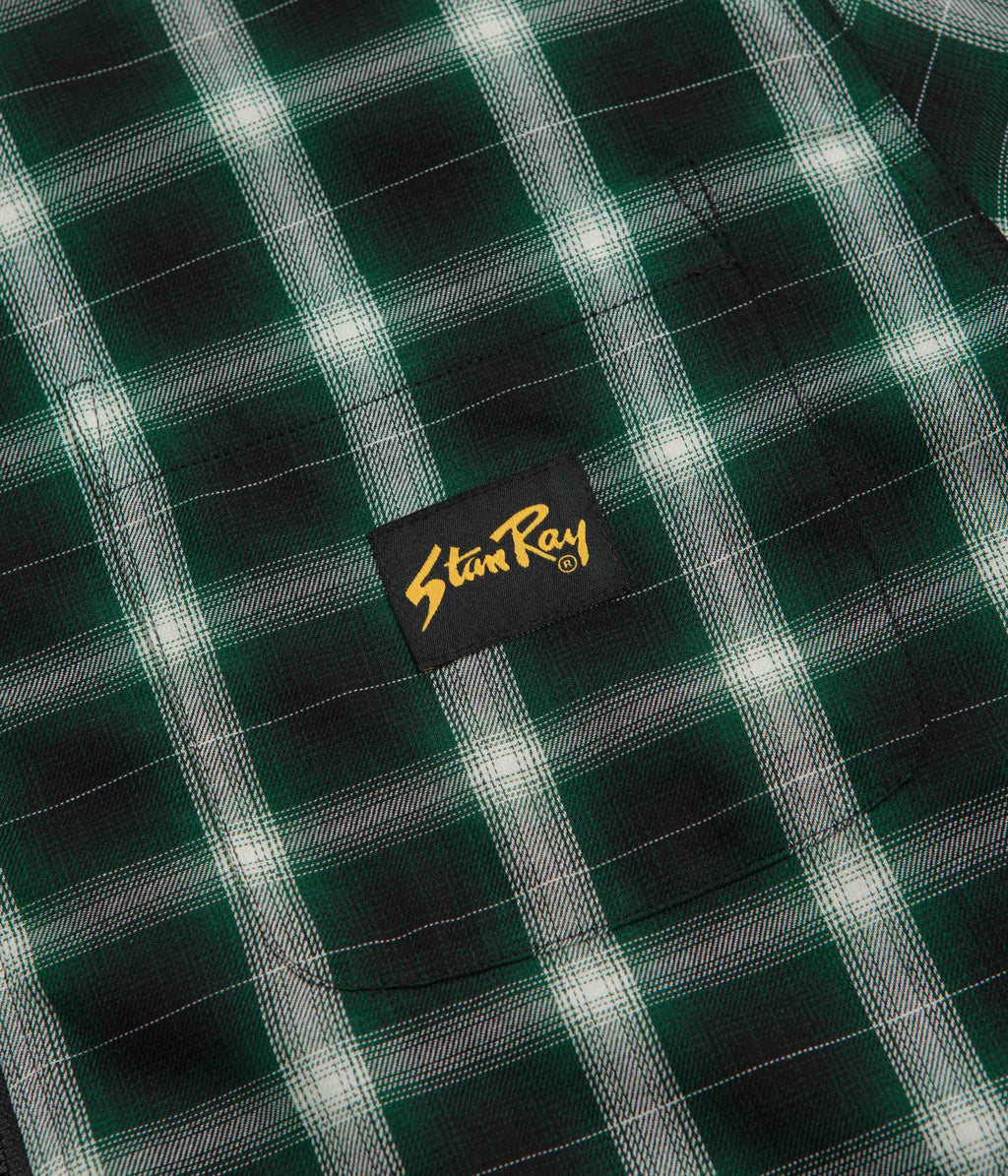 Stan Ray Zip Shirt - Green Check