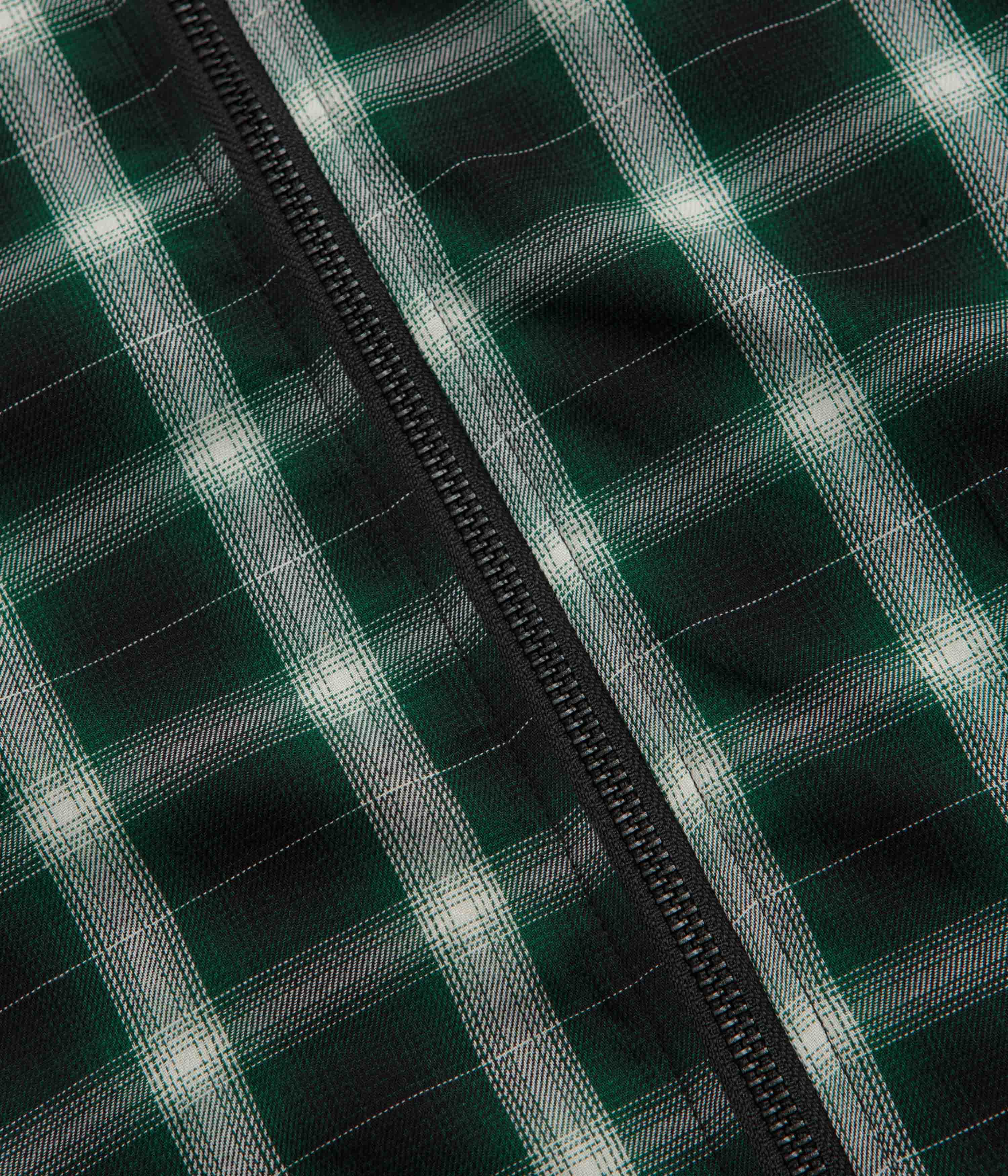 Stan Ray Zip Shirt - Green Check