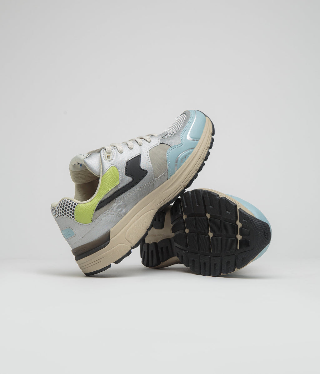 Stepney Workers Club Amiel S-Strike Tech Mix Shoes - Silver / Blue