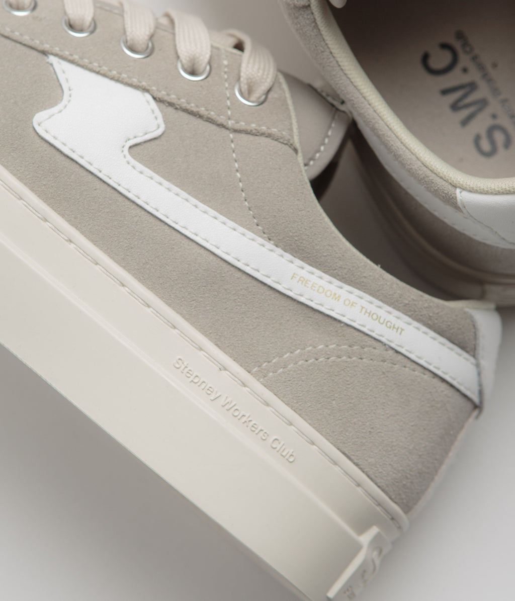 Stepney Workers Club Dellow S-Strike Cup Shoes - Light Grey / White