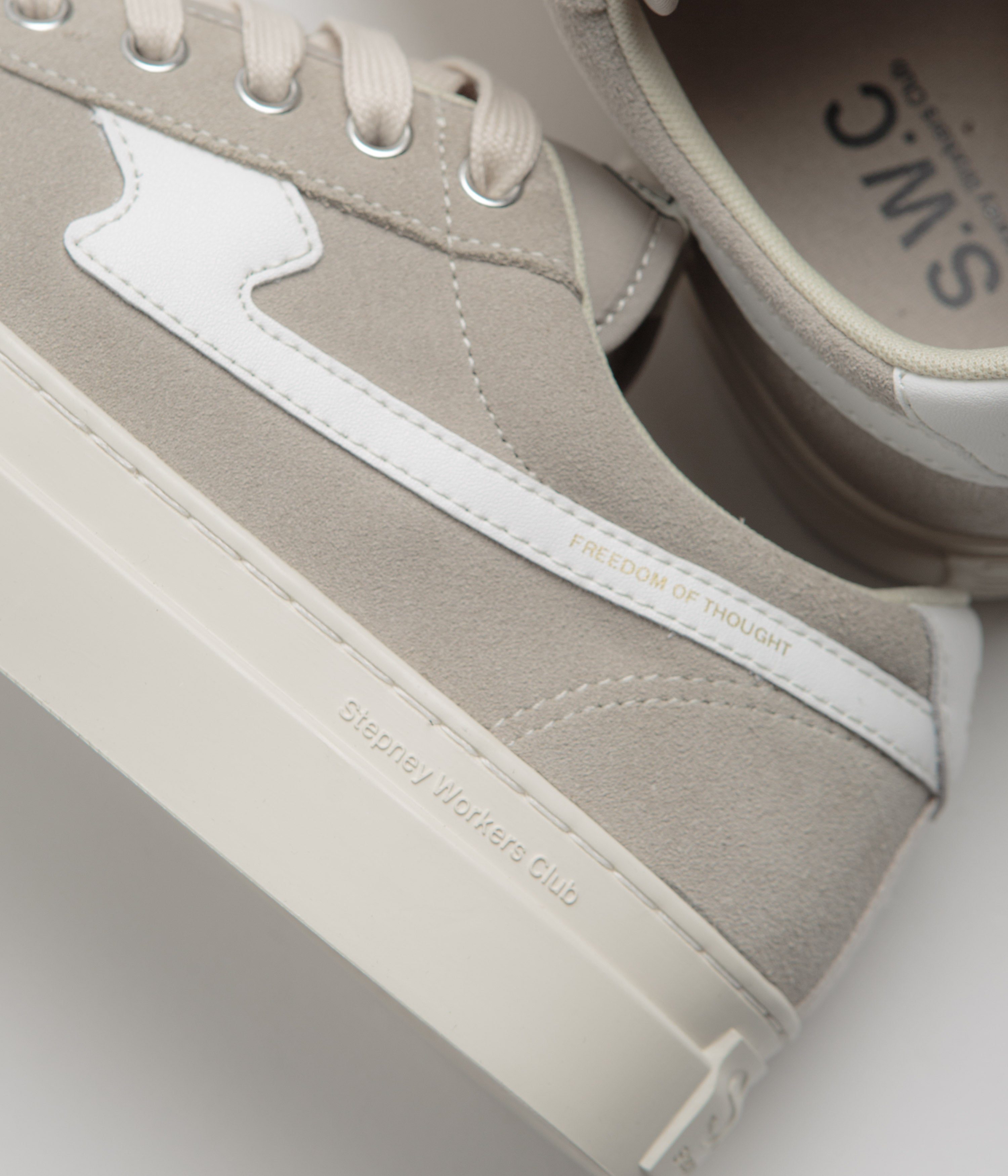 Stepney Workers Club Dellow S-Strike Cup Shoes - Light Grey / White