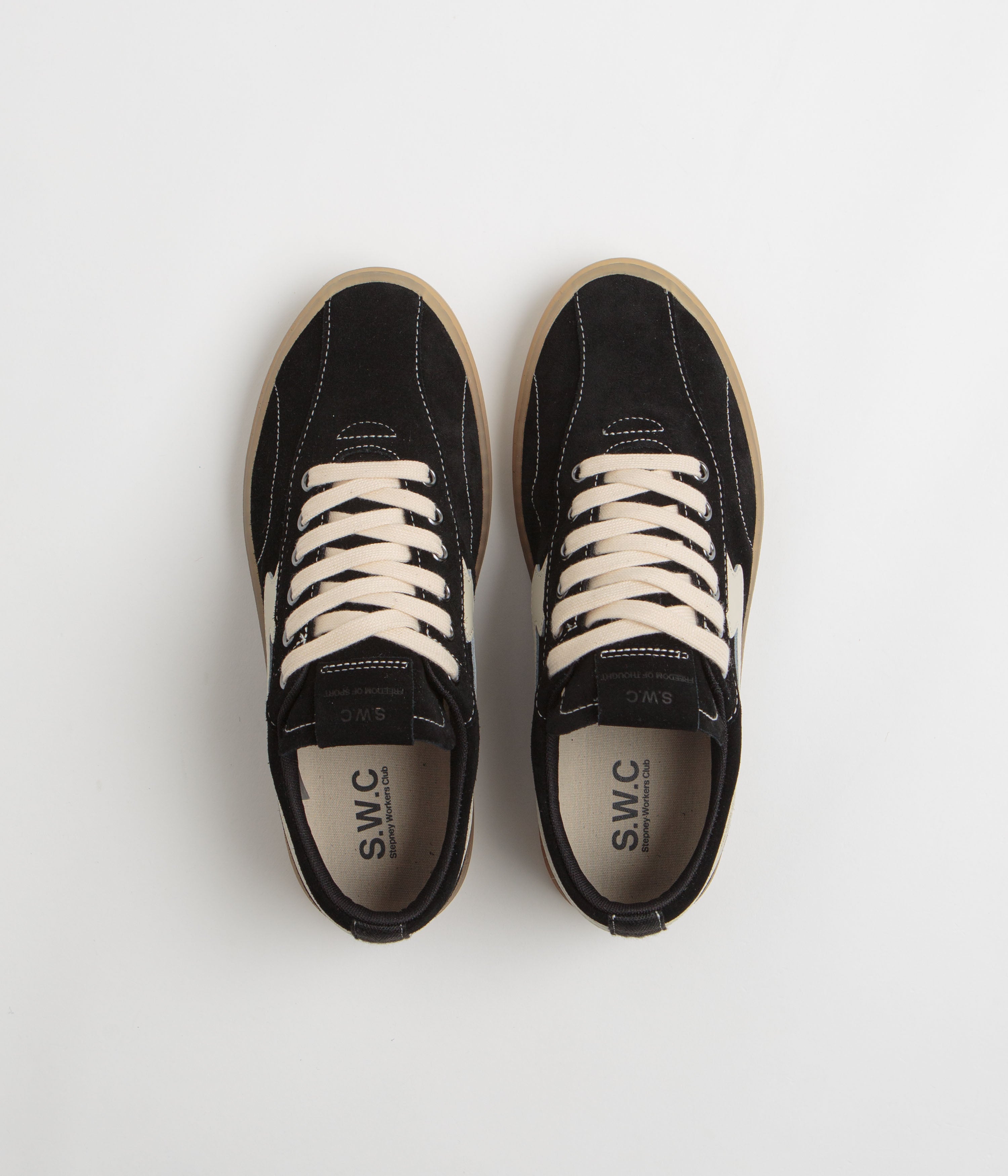 Stepney Workers Club Surma S-Strike Shoes - Black / Ecru