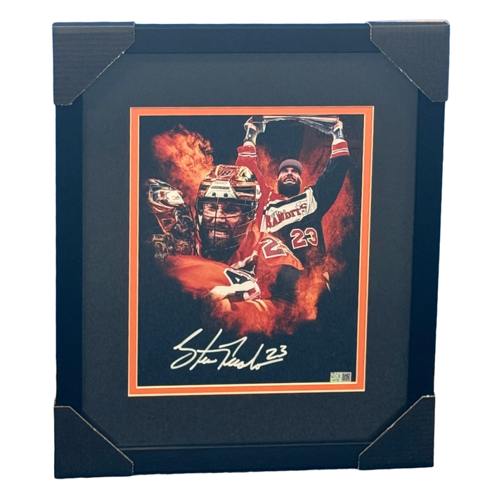 Steve Priolo Signed Color Burst Collage 11x14 Photo Professionally Framed