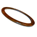 Swirled Toffee Skinny Bakelite Bangle Bracelet circa 1940s