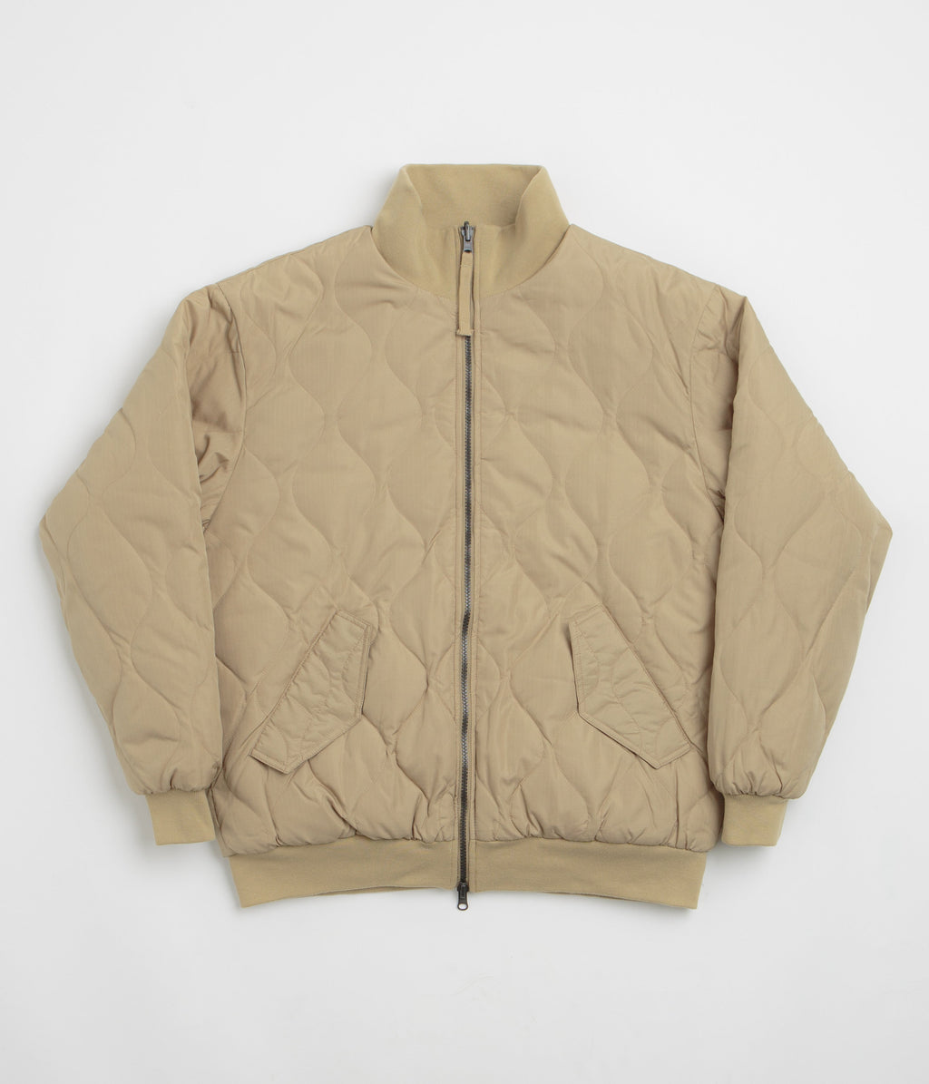 Taion Military Reversible Hi Neck Down Jacket - Coyote / Beige