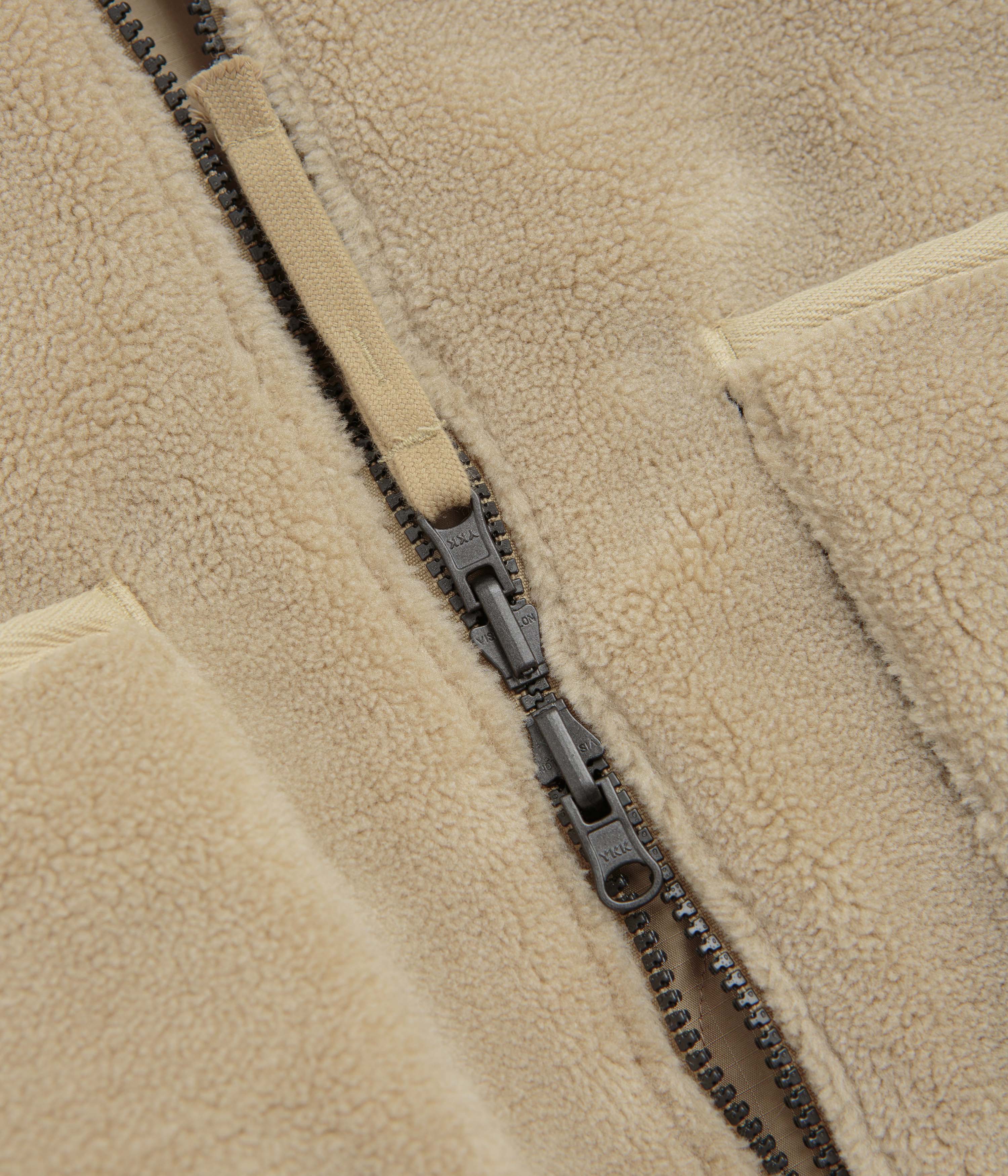 Taion Military Reversible Hi Neck Down Jacket - Coyote / Beige