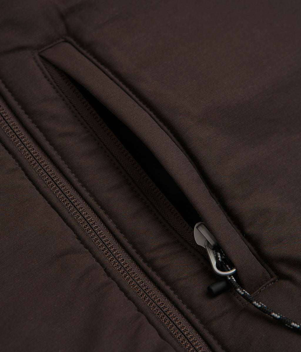Taion Reversible Down Jacket - Camel / Dark Chocolate / Ivory