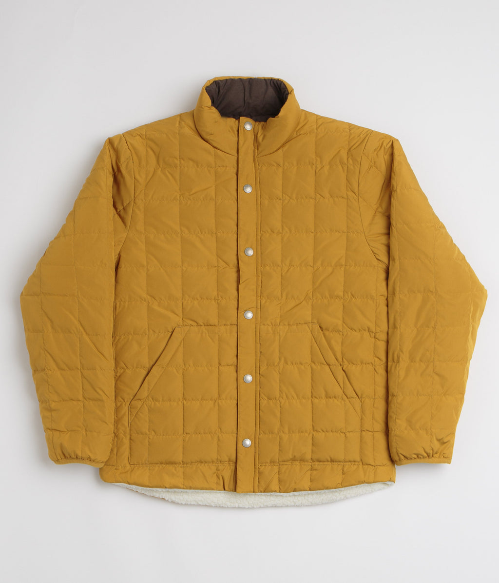 Taion Reversible Down Jacket - Camel / Dark Chocolate / Ivory