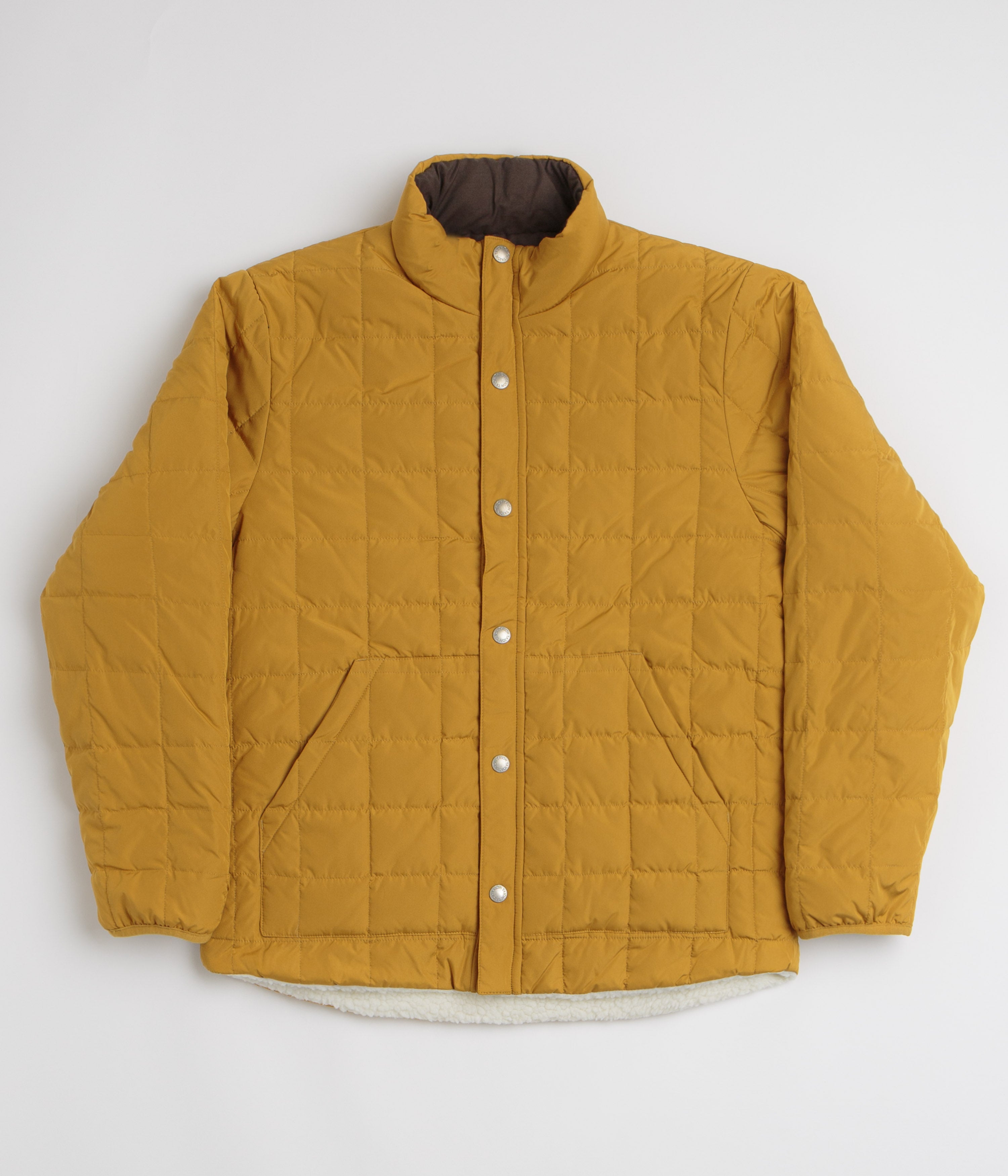 Taion Reversible Down Jacket - Camel / Dark Chocolate / Ivory