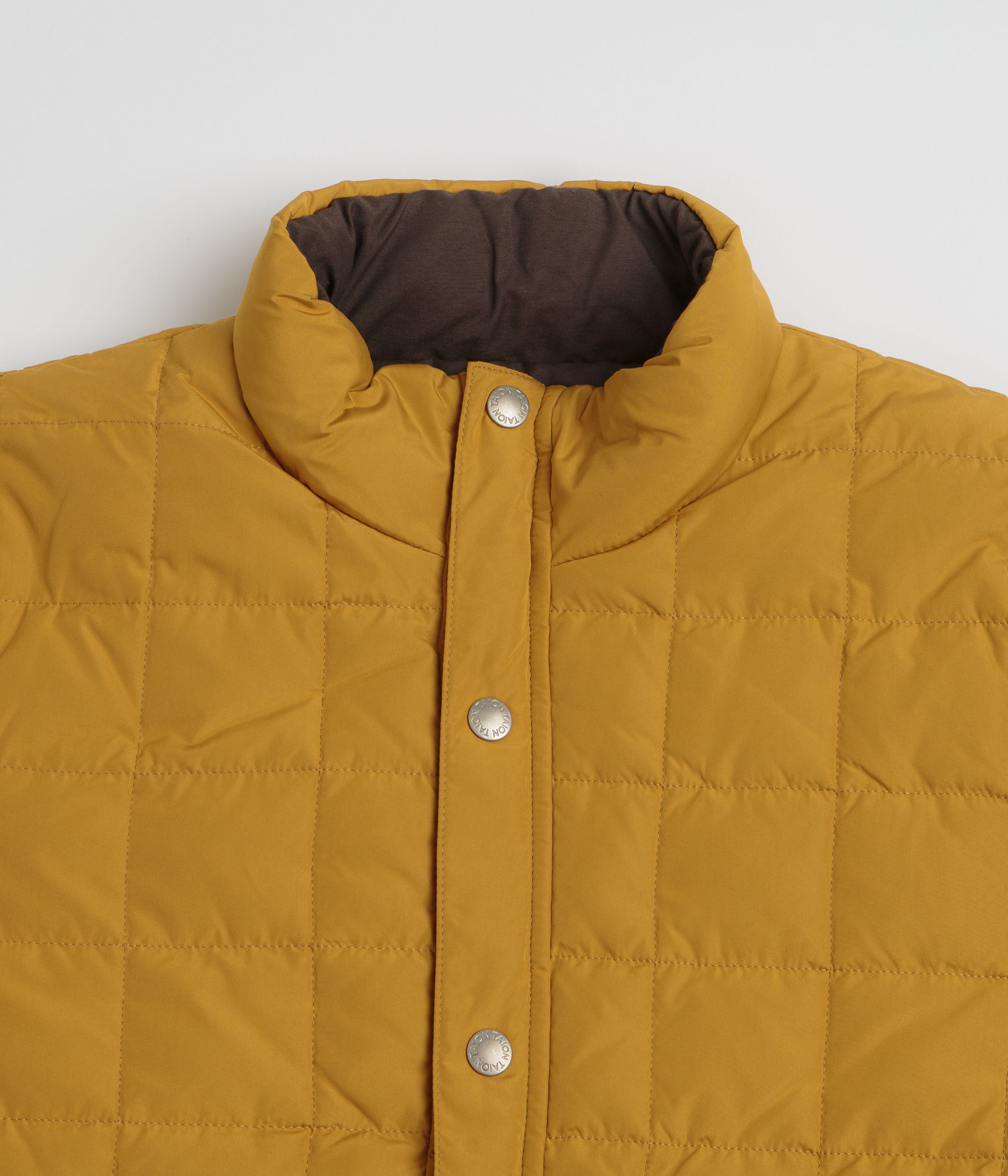 Taion Reversible Down Jacket - Camel / Dark Chocolate / Ivory