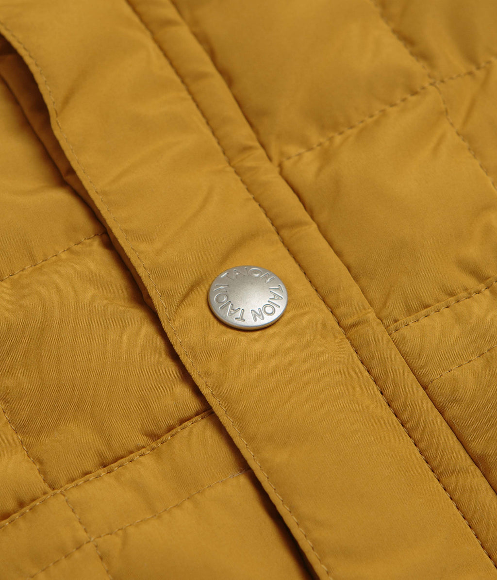 Taion Reversible Down Jacket - Camel / Dark Chocolate / Ivory