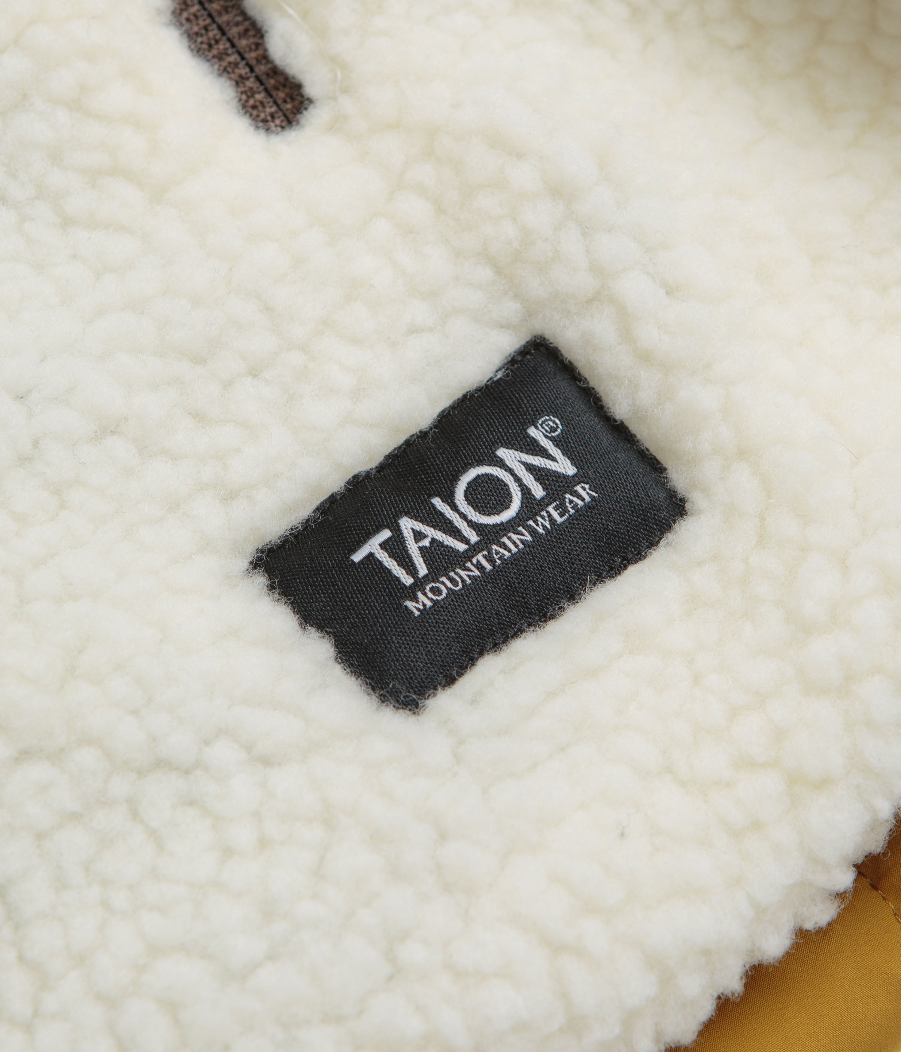 Taion Reversible Down Jacket - Camel / Dark Chocolate / Ivory