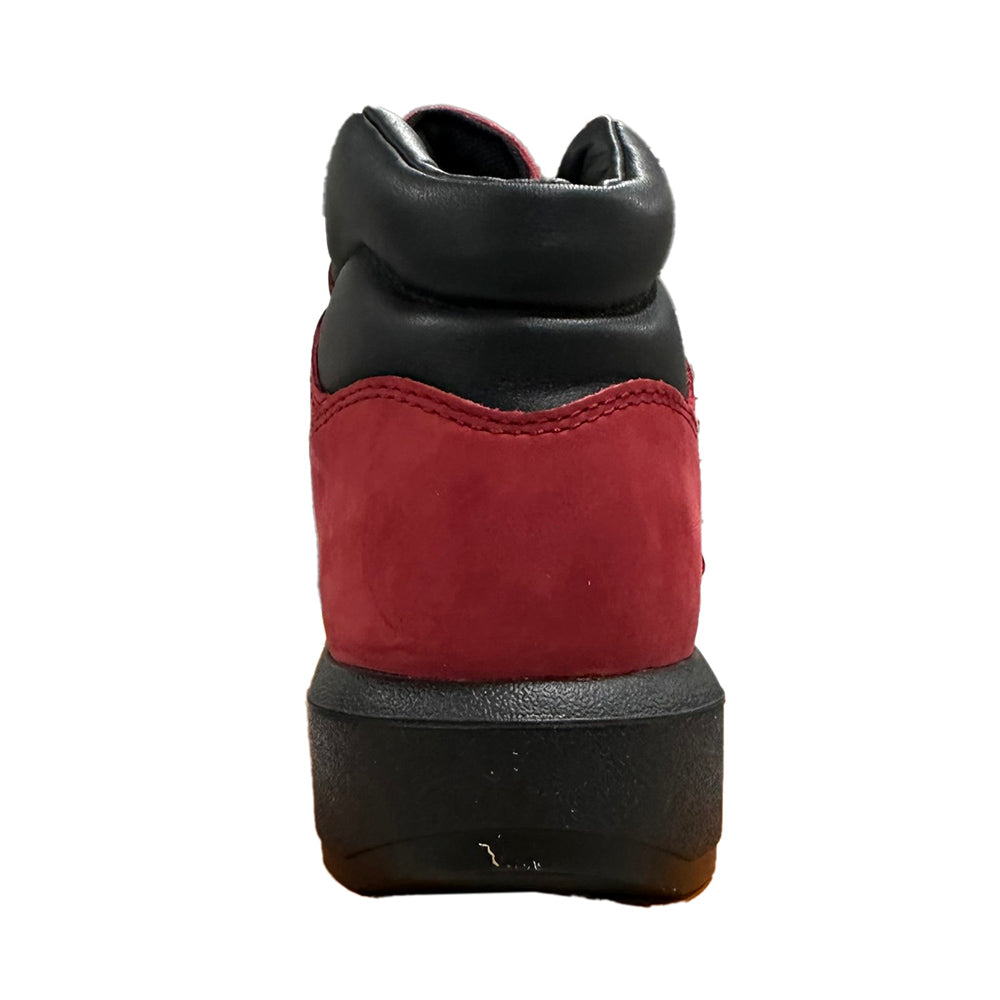 Men's Timberland Field Boot Mid Lace Waterproof Dark Red Nubuck (TB0A6DSW EQ1)