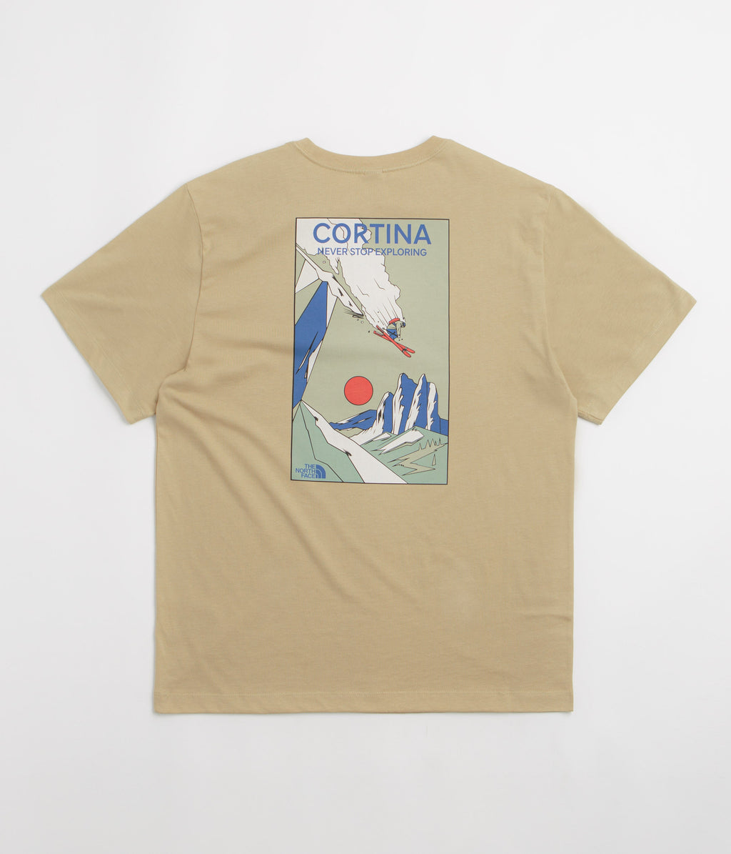 The North Face Mountain Celebration T-Shirt - Khaki Stone