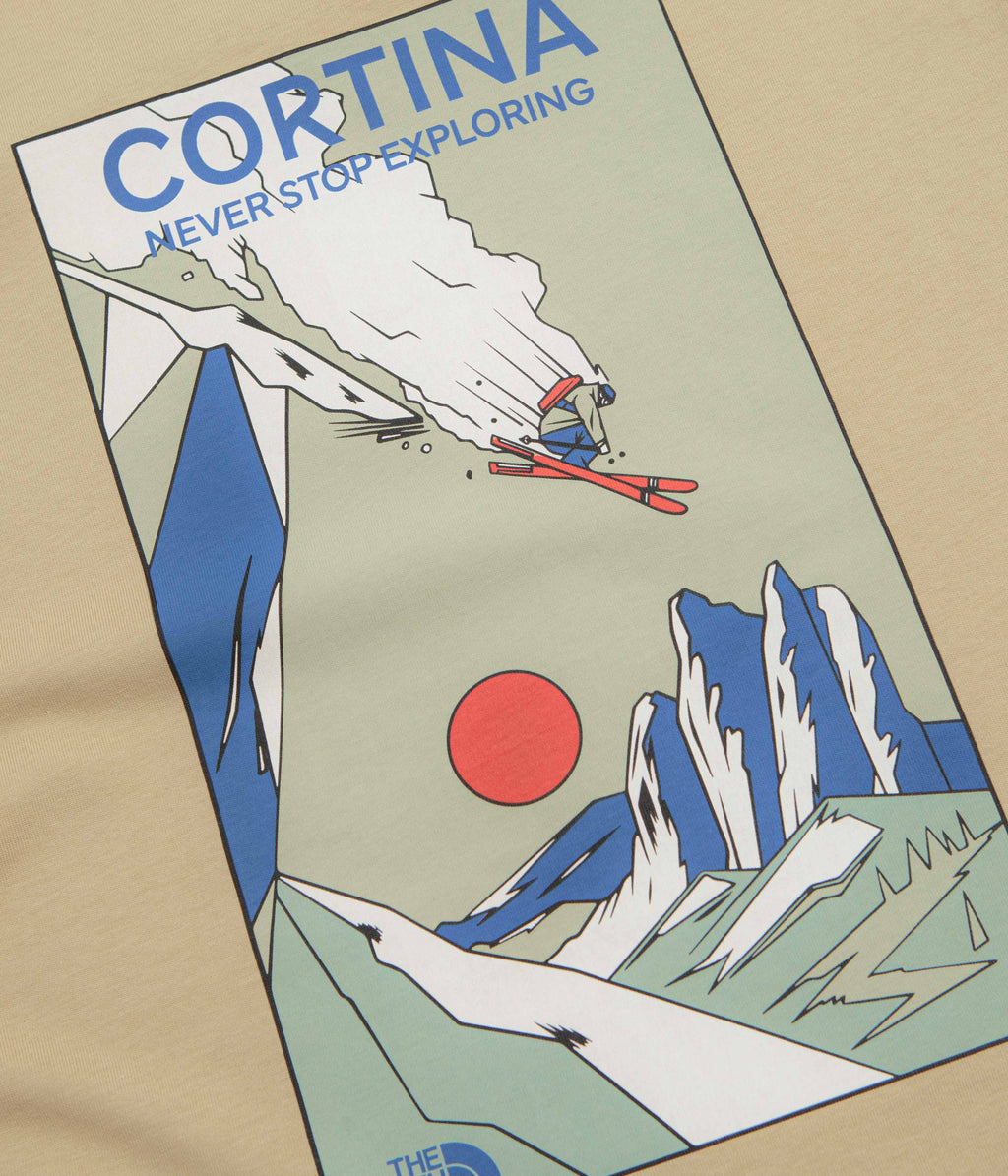 The North Face Mountain Celebration T-Shirt - Khaki Stone