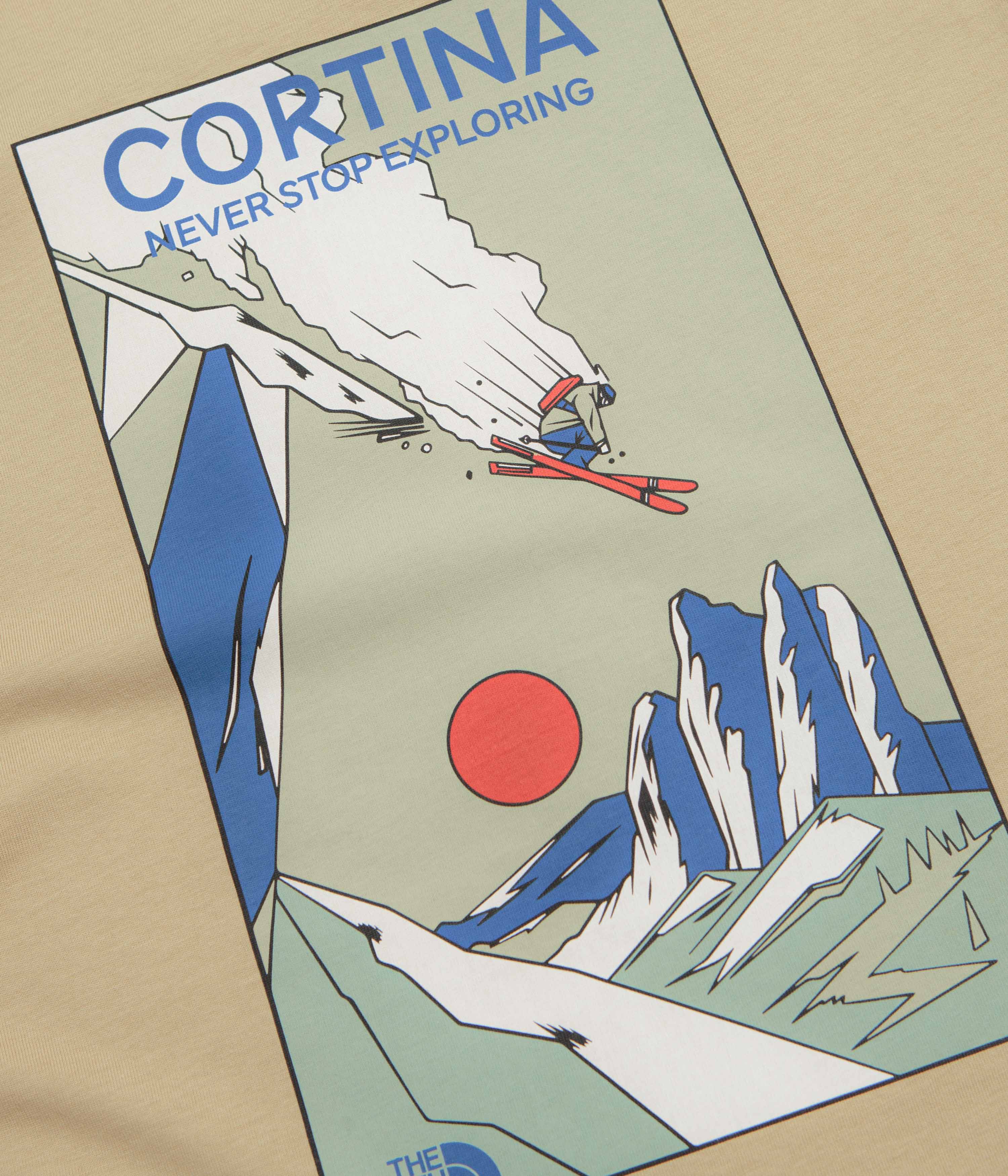 The North Face Mountain Celebration T-Shirt - Khaki Stone
