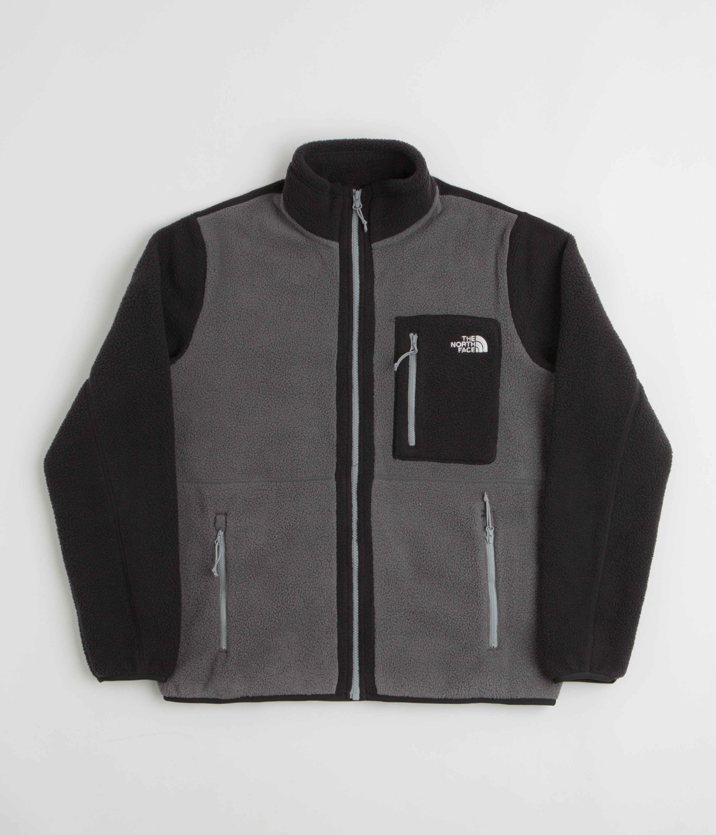 The North Face Yumiori Full Zip Fleece - Anthracite Grey / TNF Black