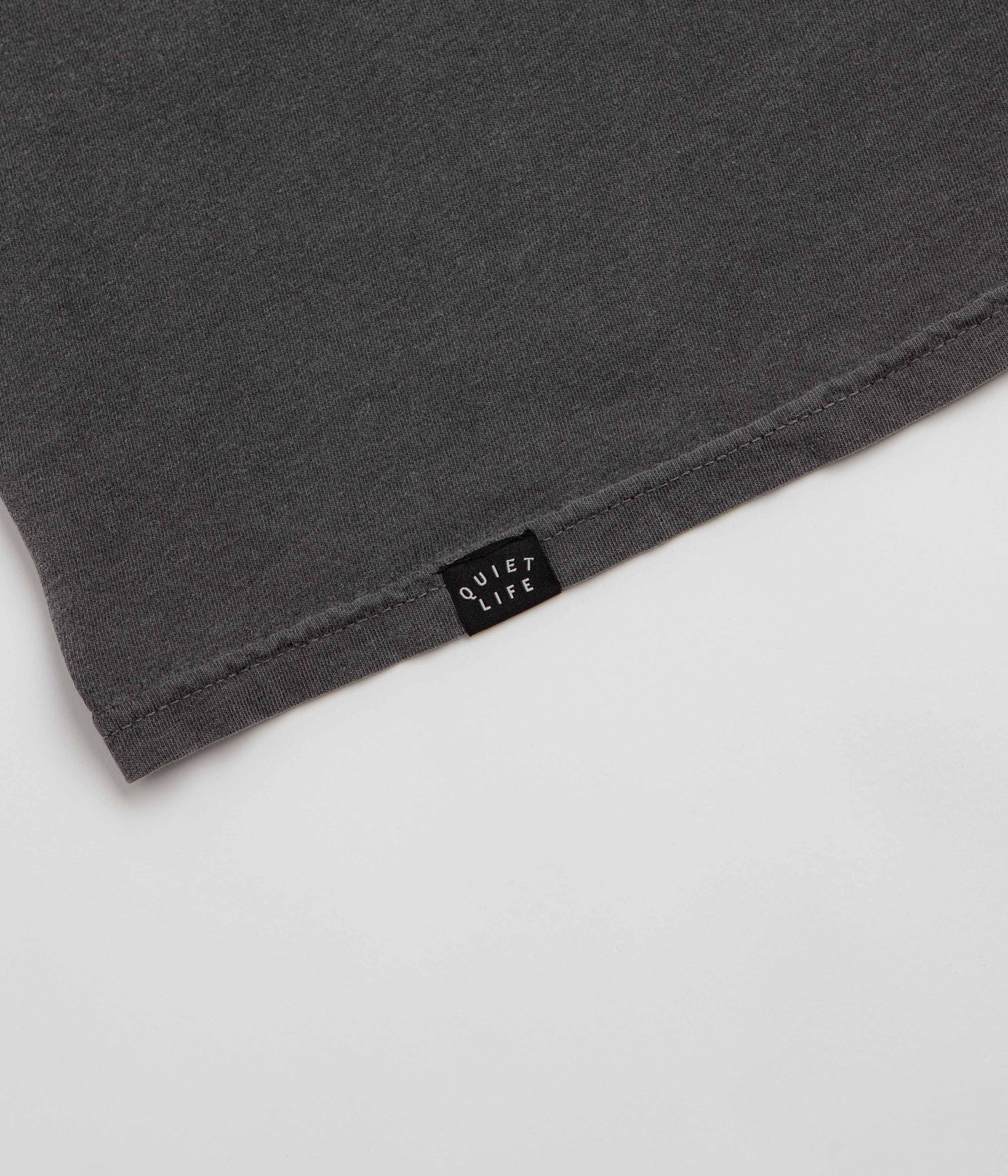 The Quiet Life Music Man Pigment Dye T-Shirt - Pepper Black