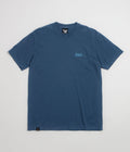 The Quiet Life Shhh Script Pigment Dye T-Shirt - Midnight Blue
