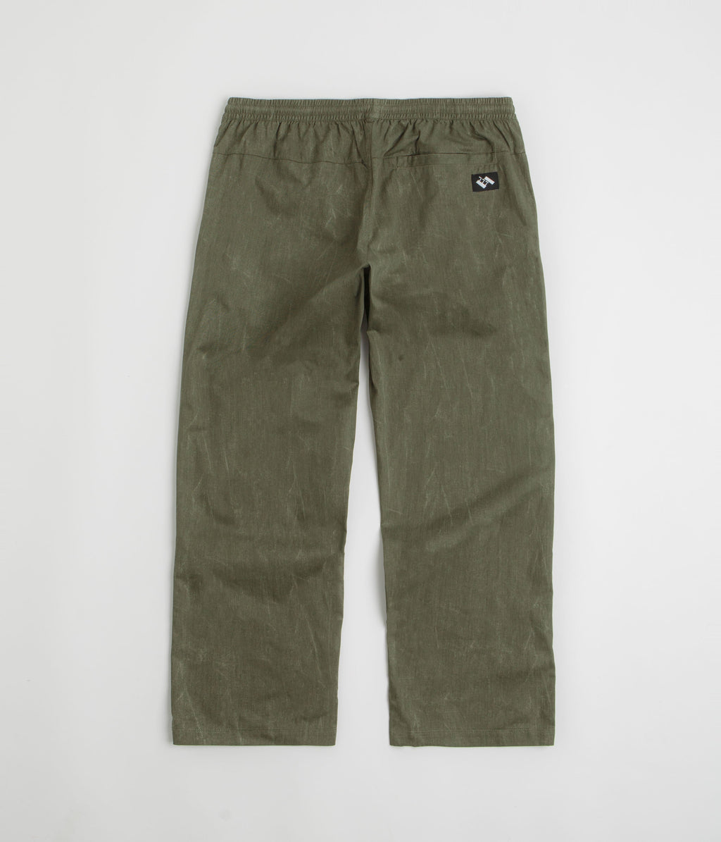 The Trilogy Tapes Beach Pants - Textured Olive