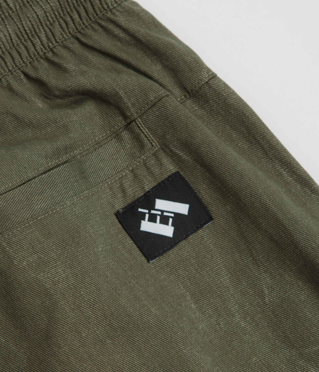The Trilogy Tapes Beach Pants - Textured Olive