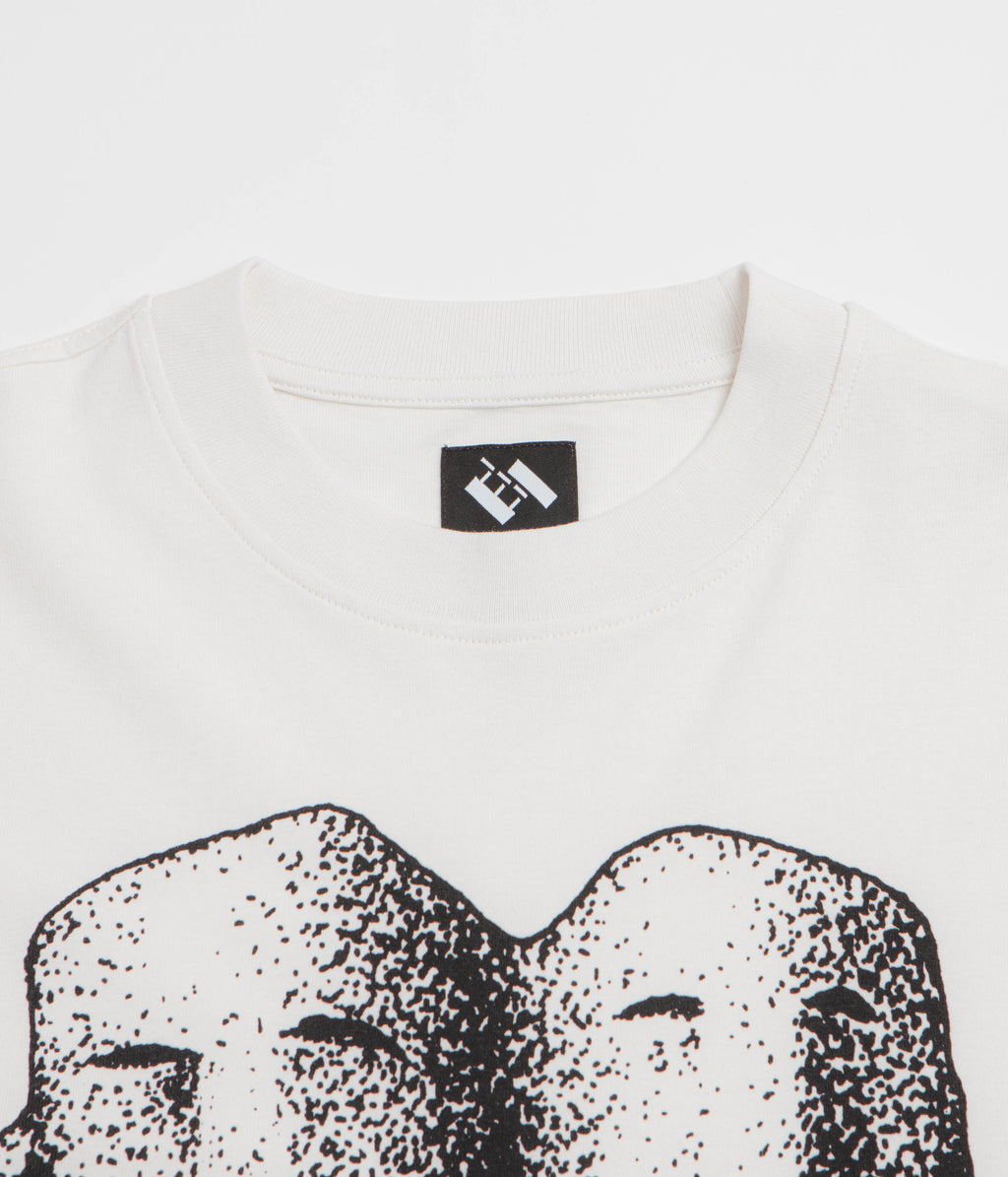 The Trilogy Tapes Double Headed Long Sleeve T-Shirt - White