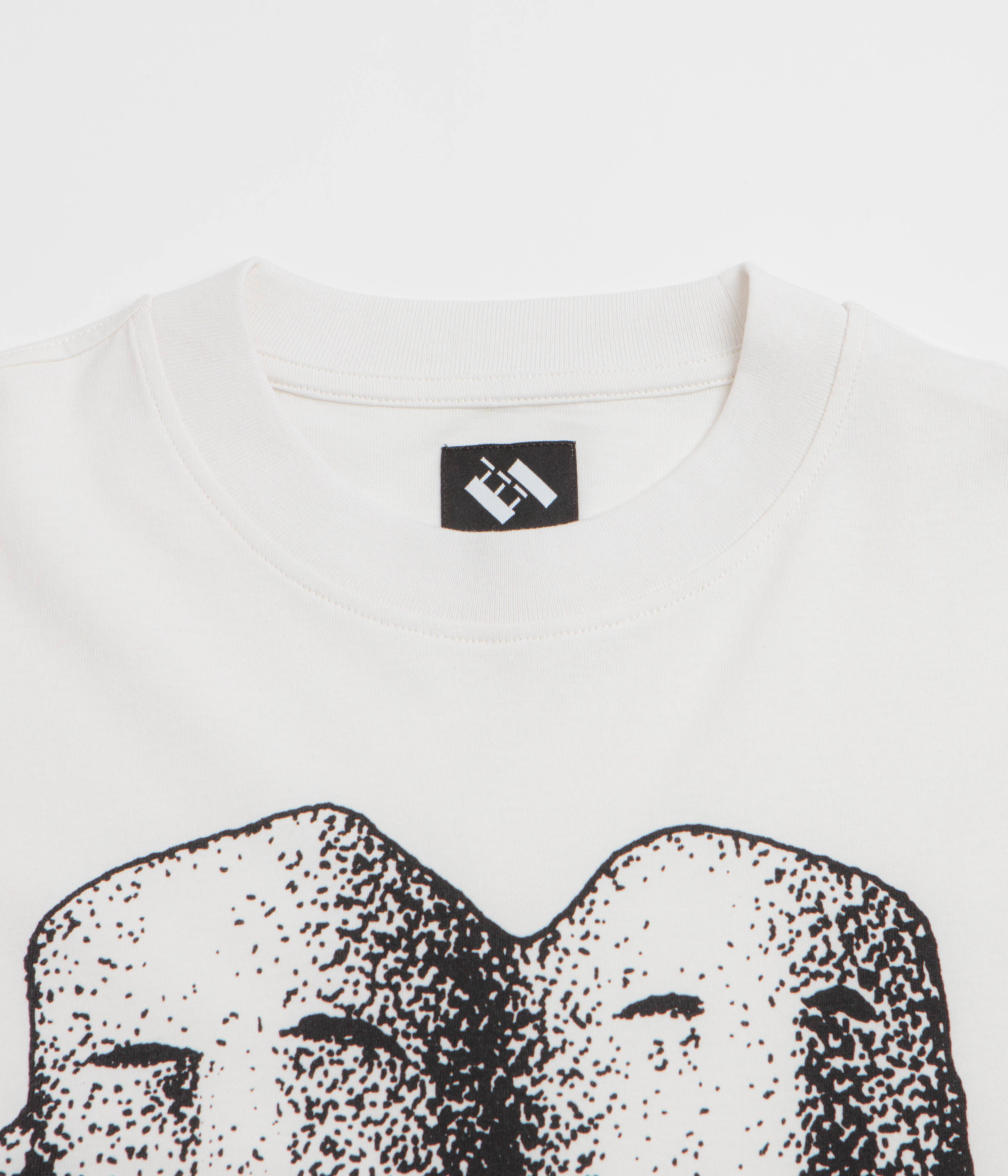 The Trilogy Tapes Double Headed Long Sleeve T-Shirt - White