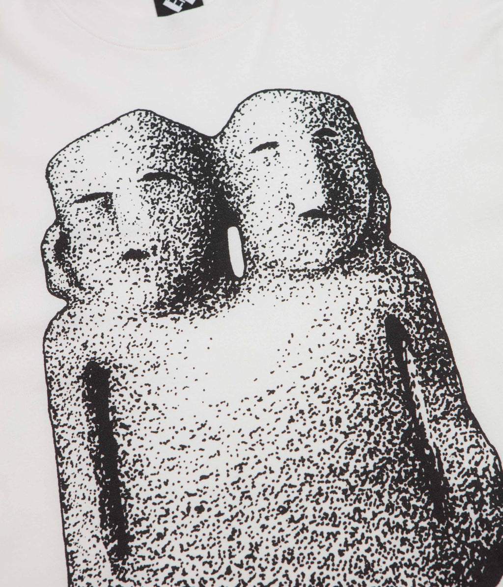 The Trilogy Tapes Double Headed Long Sleeve T-Shirt - White