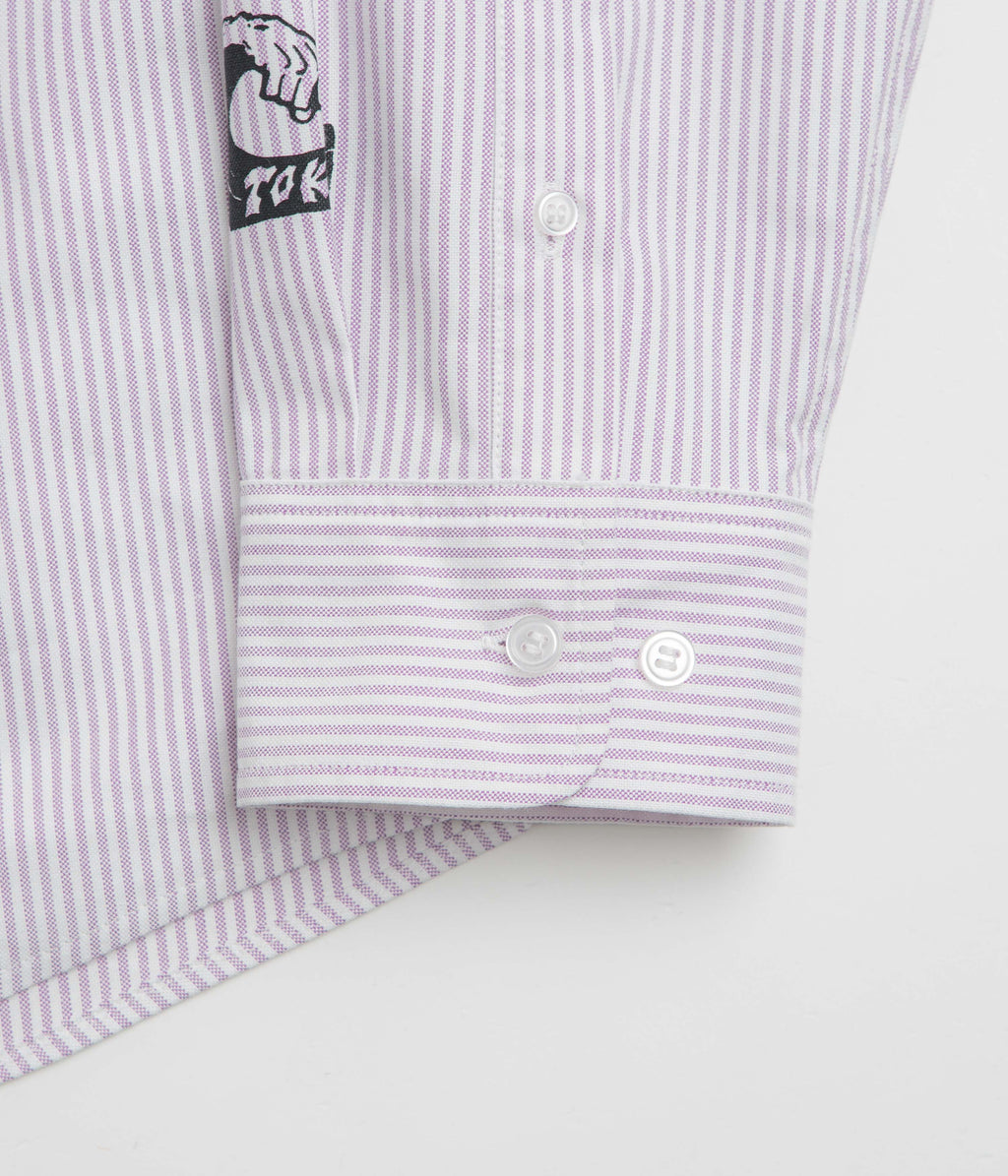 Token Tuff Stuff Shirt - Purple / White Striped
