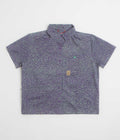 Topo Designs Womens Retro River Short Sleeve Shirt - Crackle Loganberry