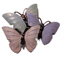 Trio of Enameled Pastel Butterflies Brooch circa 1980s