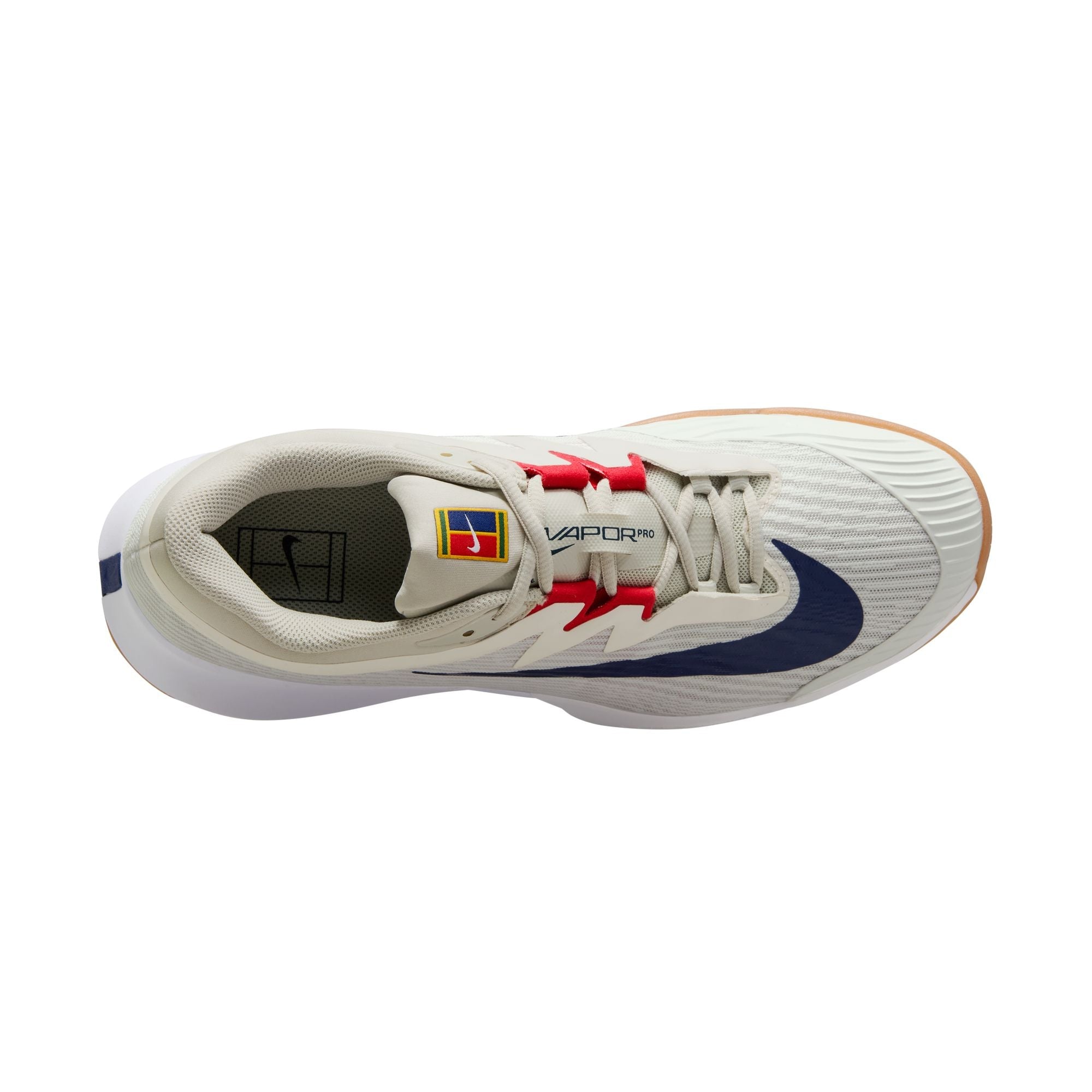 Nike Men's Vapor Pro 3 Hard Court Tennis Shoes in Summit White/Binary Blue-Light Bone
