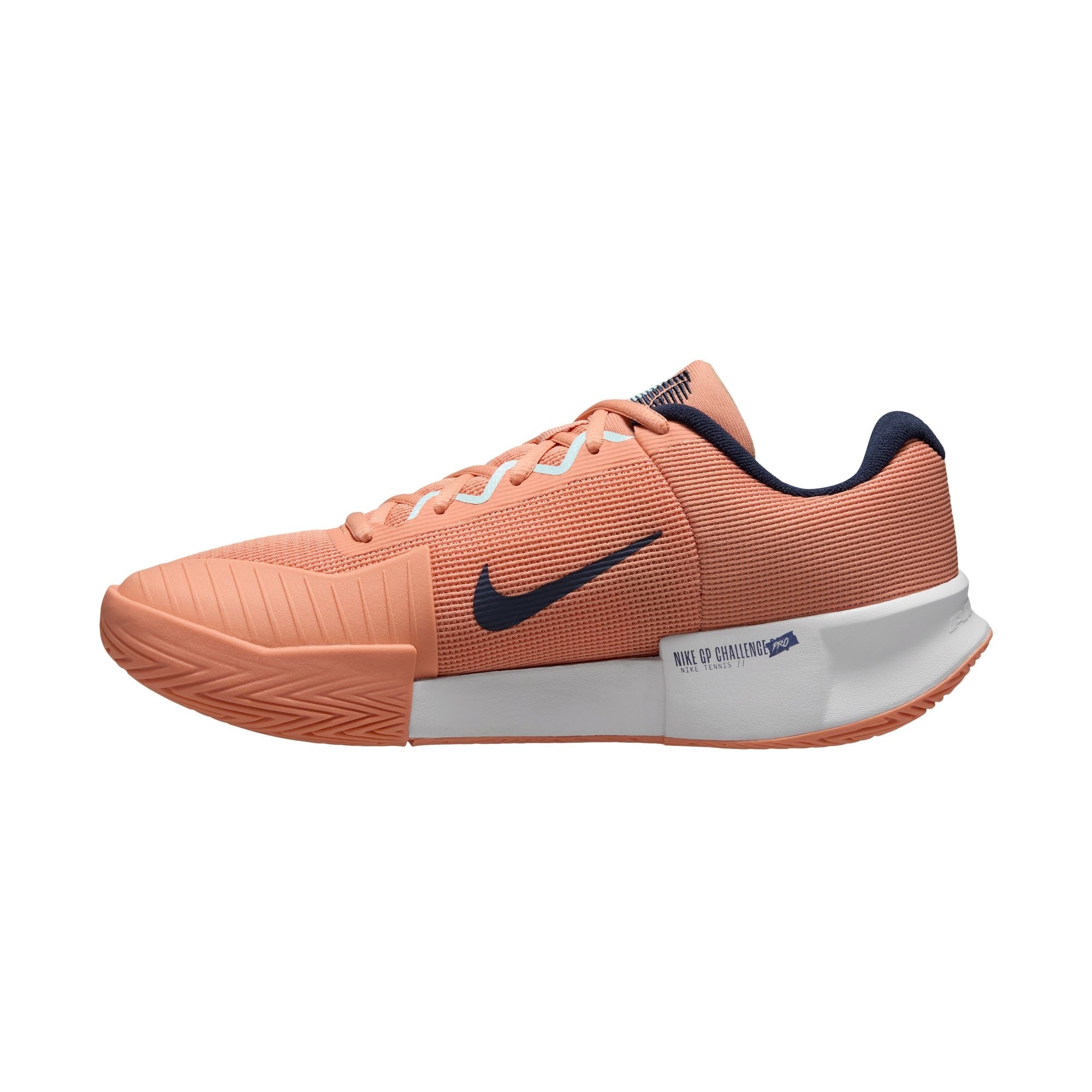 Nike Men's GP Challenge Pro Hard Court Shoes in Apricot Agate/Glacier Blue-White